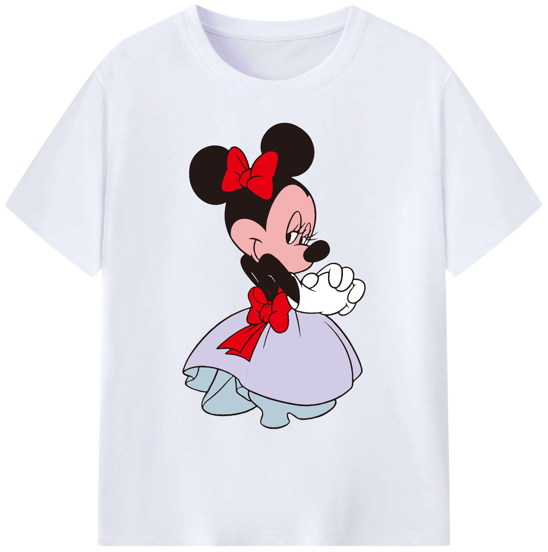 ミッキーマウス Mickey Mouse 綿100％ メンズ半袖Tシャツ｜肌触りやわらか＆通気性