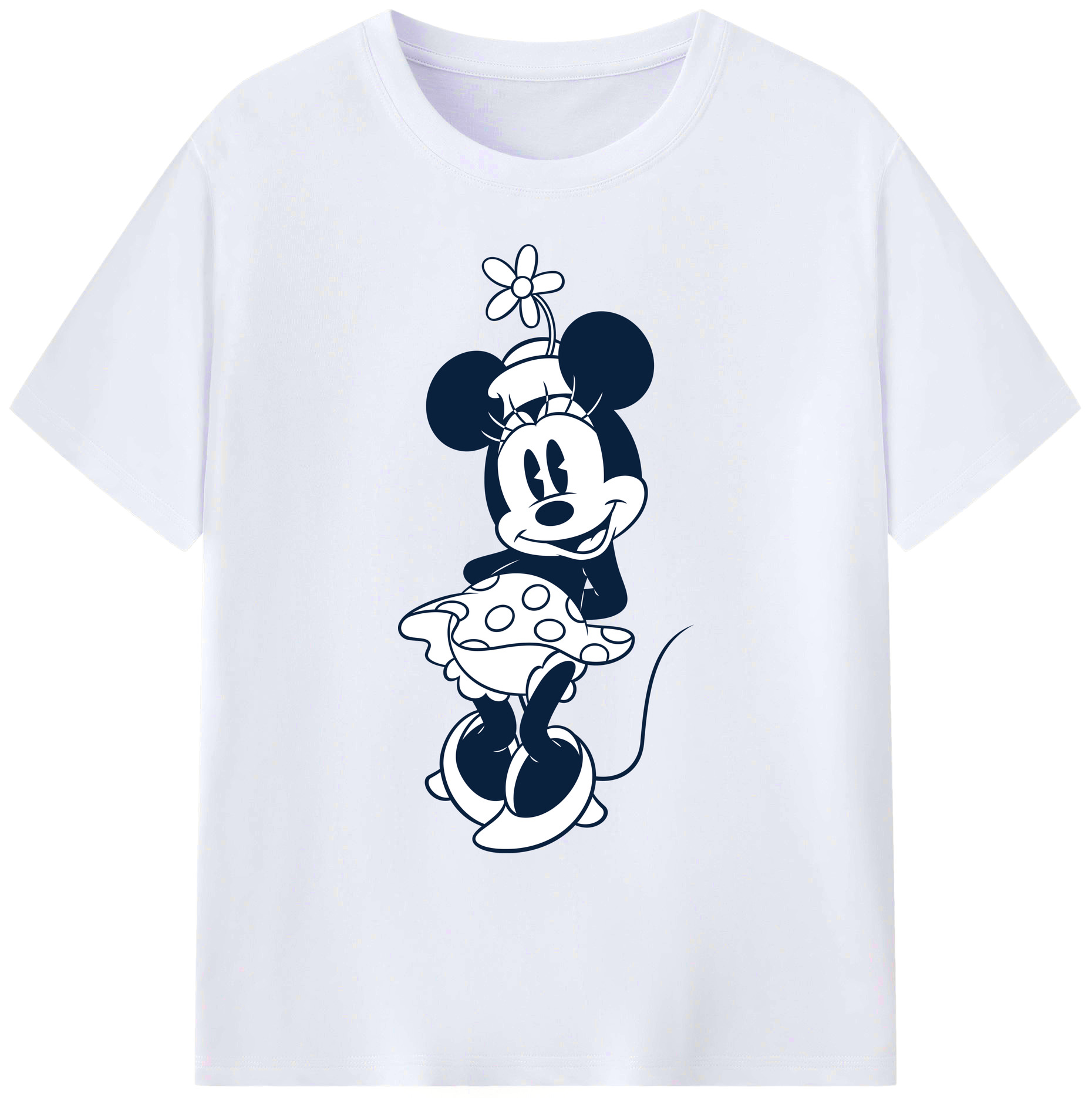 ミッキーマウス Mickey Mouse 綿100％ メンズ半袖Tシャツ｜肌触りやわらか＆通気性
