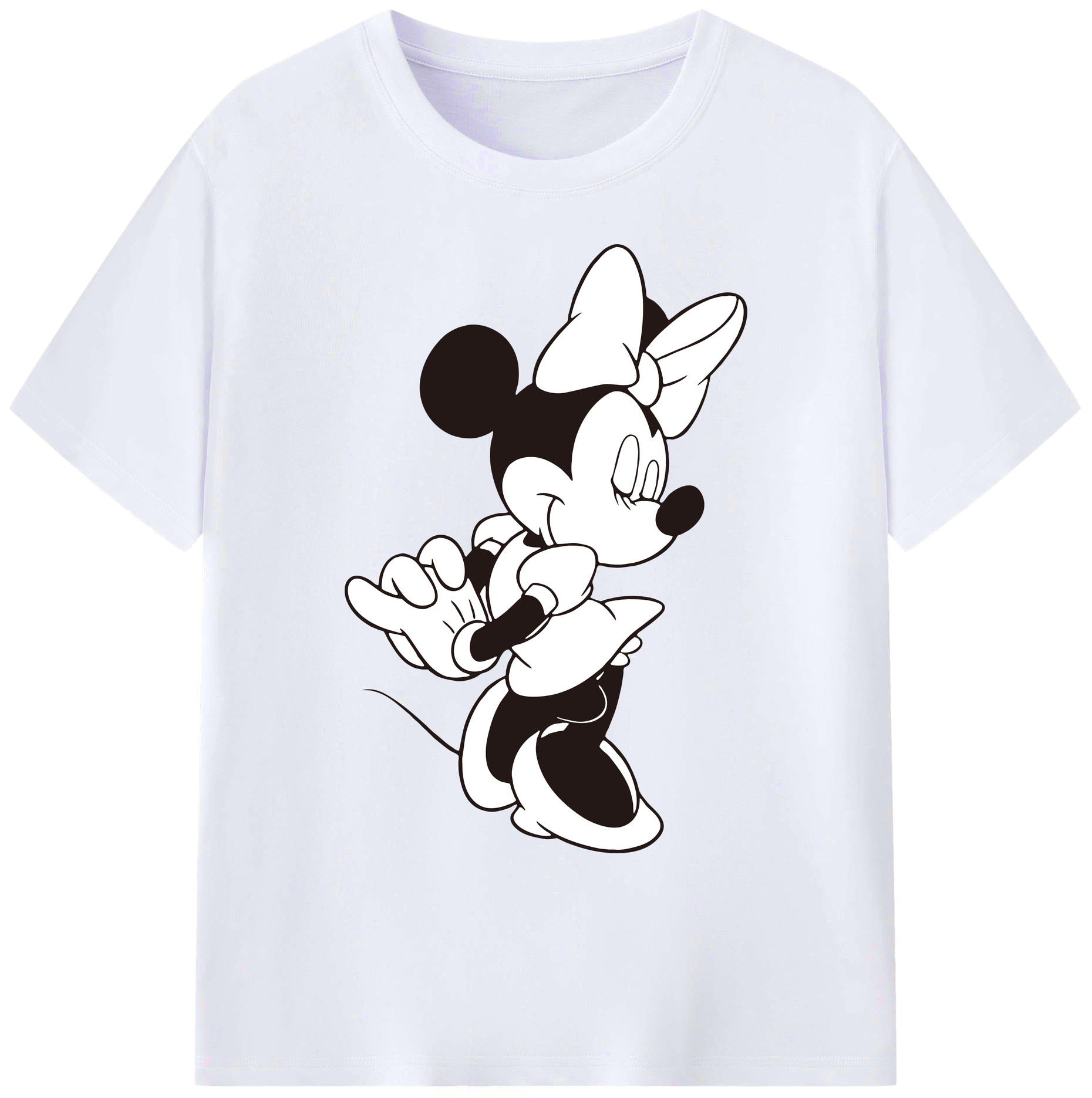 ミッキーマウス Mickey Mouse 綿100％ メンズ半袖Tシャツ｜肌触りやわらか＆通気性