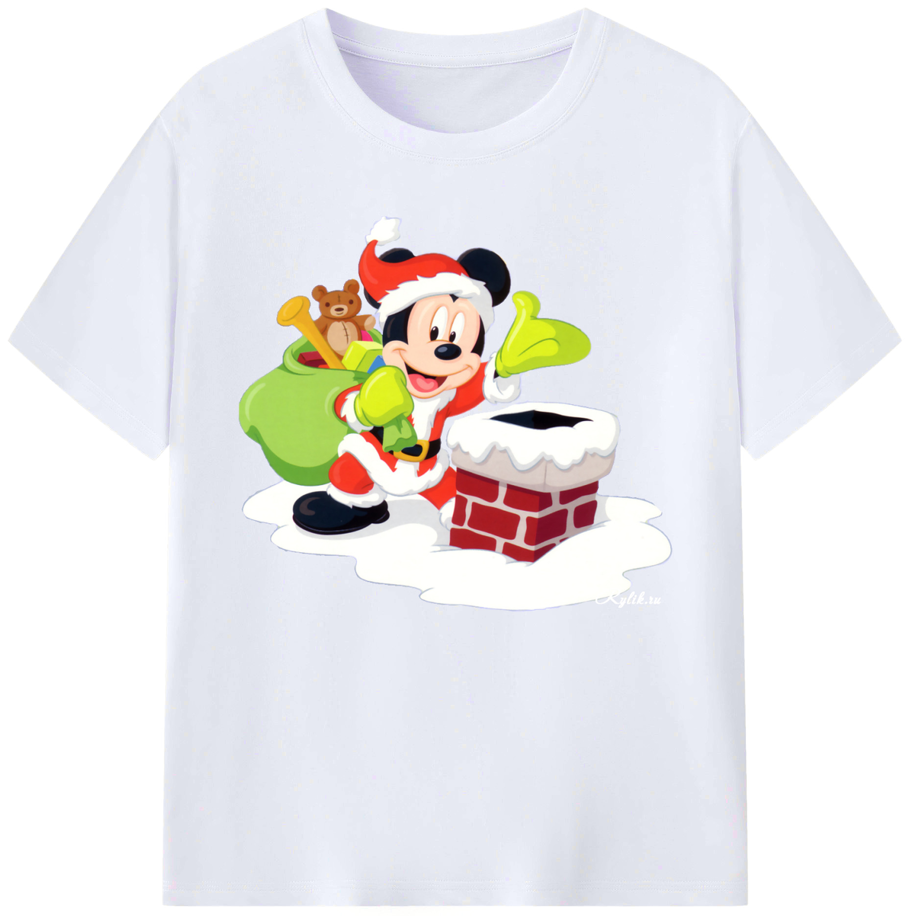 ミッキーマウス Mickey Mouse 綿100％ メンズ半袖Tシャツ｜肌触りやわらか＆通気性