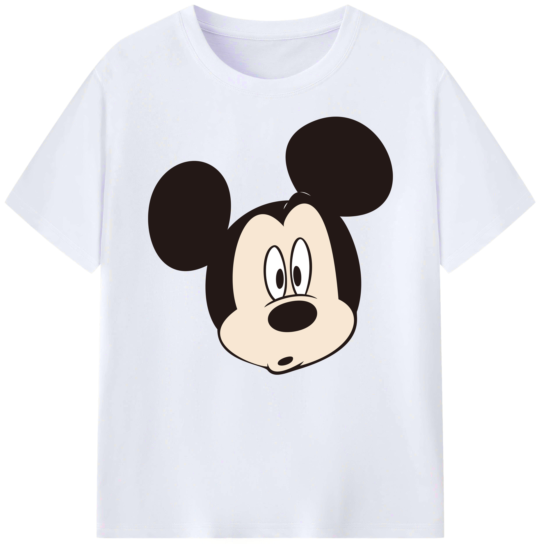 ミッキーマウス Mickey Mouse 綿100％ メンズ半袖Tシャツ｜肌触りやわらか＆通気性