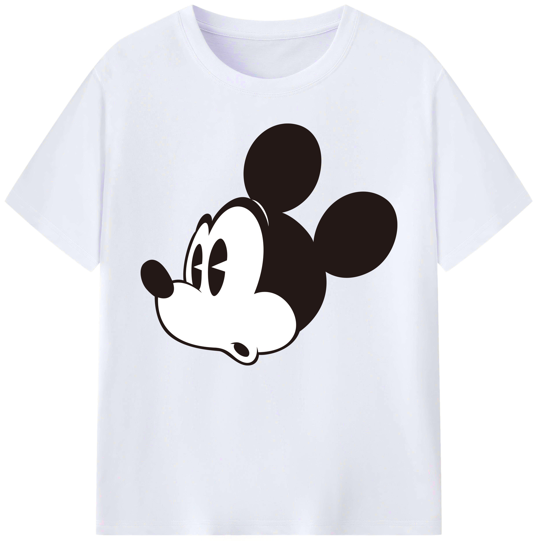 ミッキーマウス Mickey Mouse 綿100％ メンズ半袖Tシャツ｜肌触りやわらか＆通気性