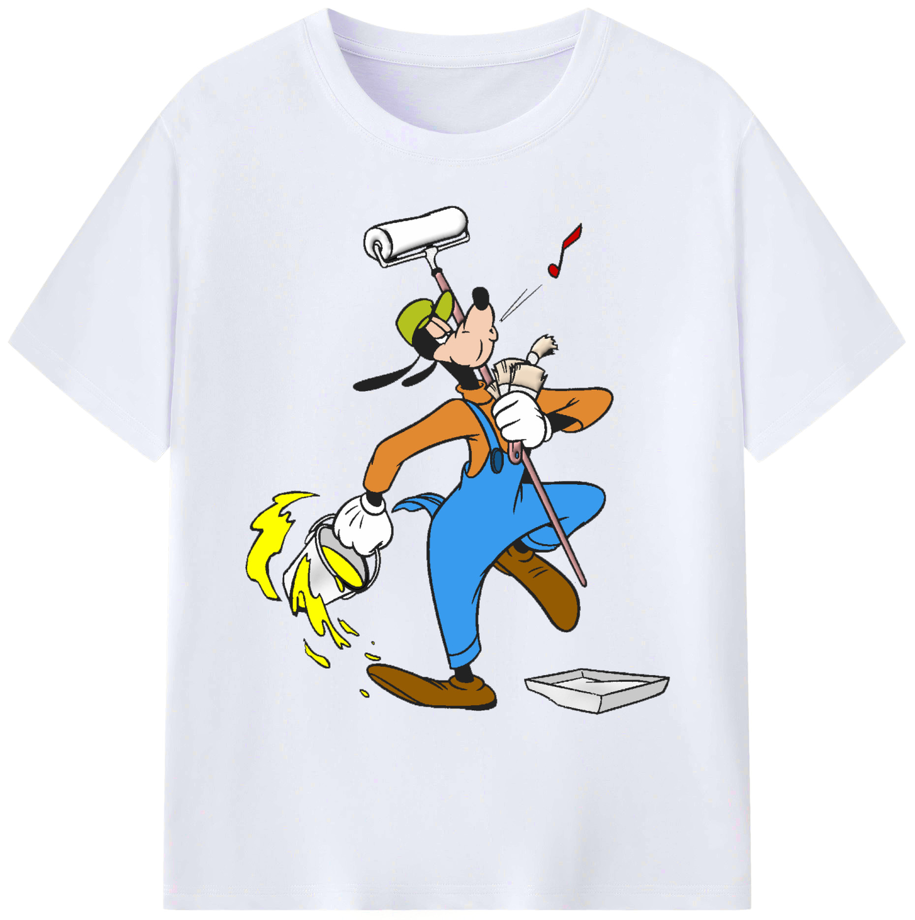 ミッキーマウス Mickey Mouse 綿100％ メンズ半袖Tシャツ｜肌触りやわらか＆通気性