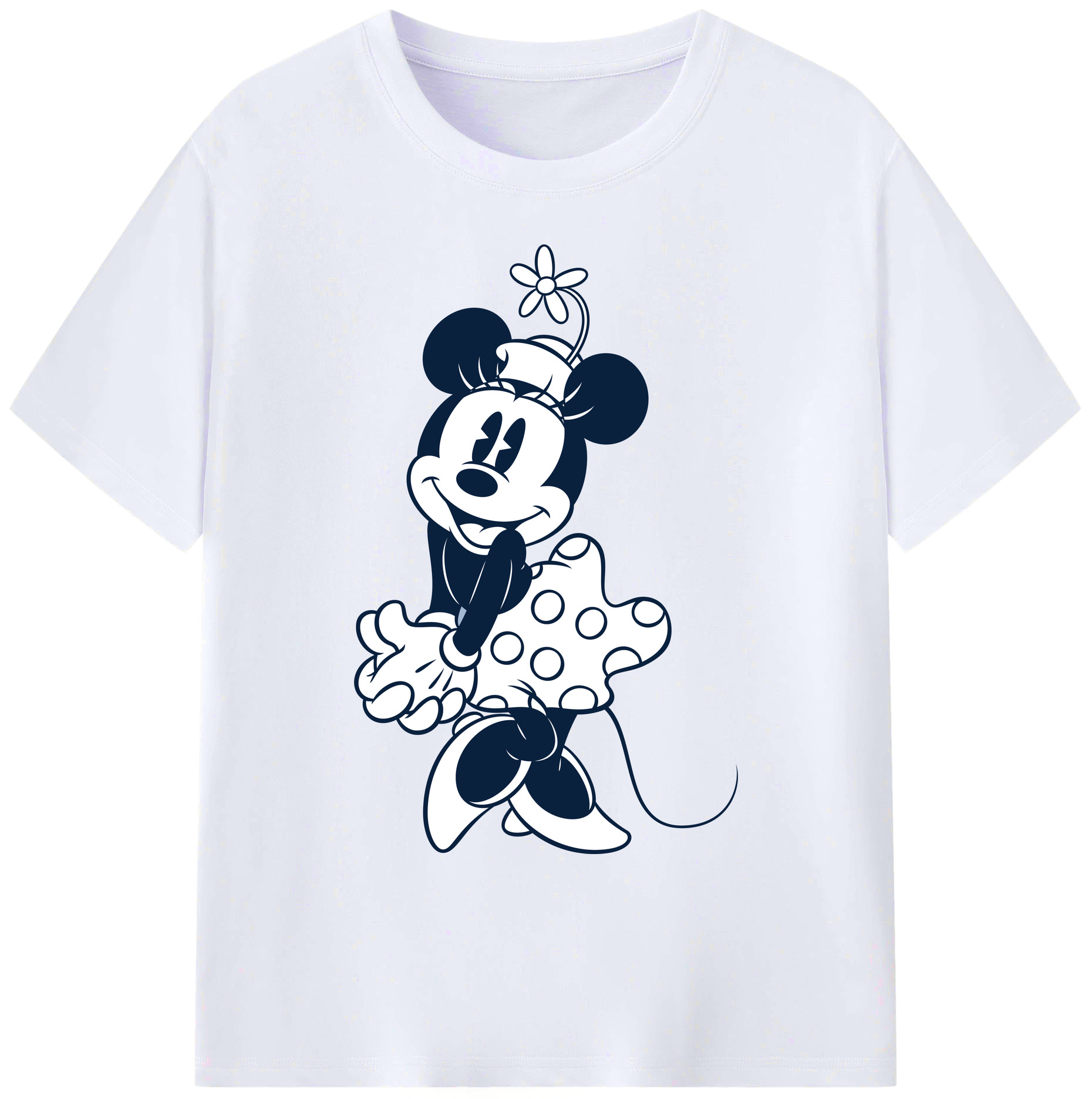 ミッキーマウス Mickey Mouse 綿100％ メンズ半袖Tシャツ｜肌触りやわらか＆通気性