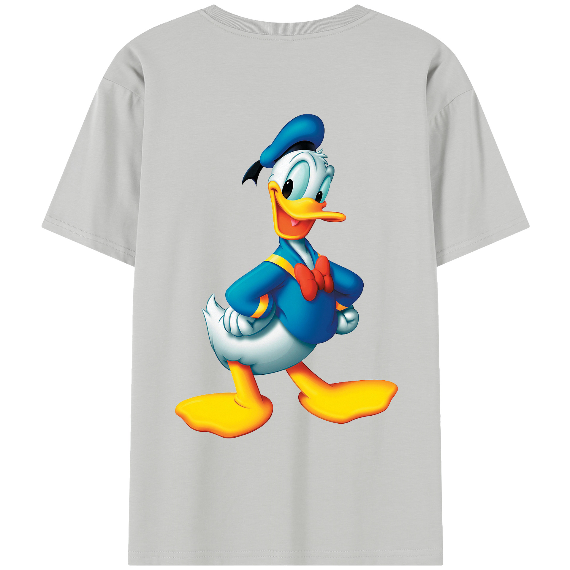 （画像用） ミッキーマウス Mickey Mouse レディース半袖Tシャツ(バックプリント)