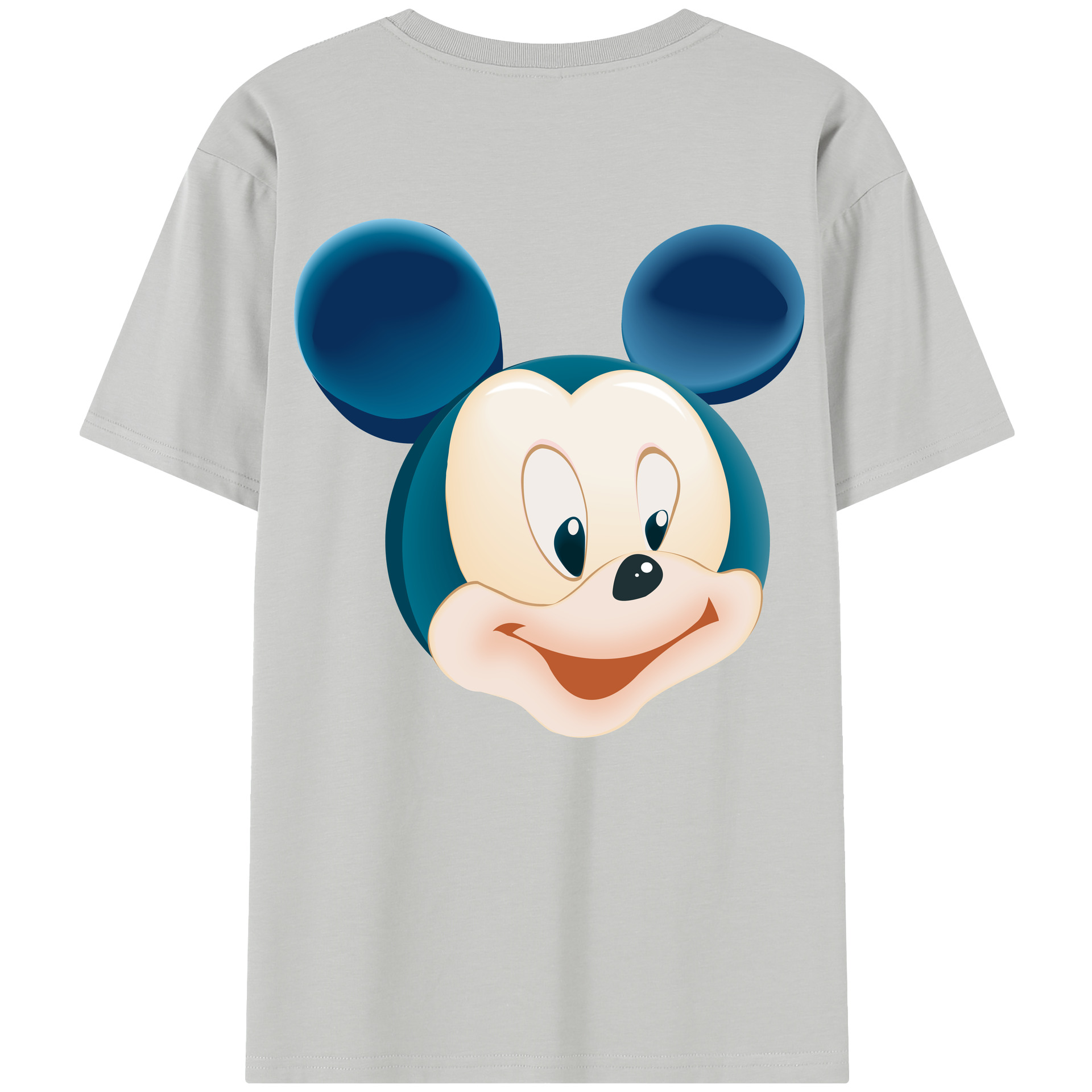 （画像用） ミッキーマウス Mickey Mouse レディース半袖Tシャツ(バックプリント)