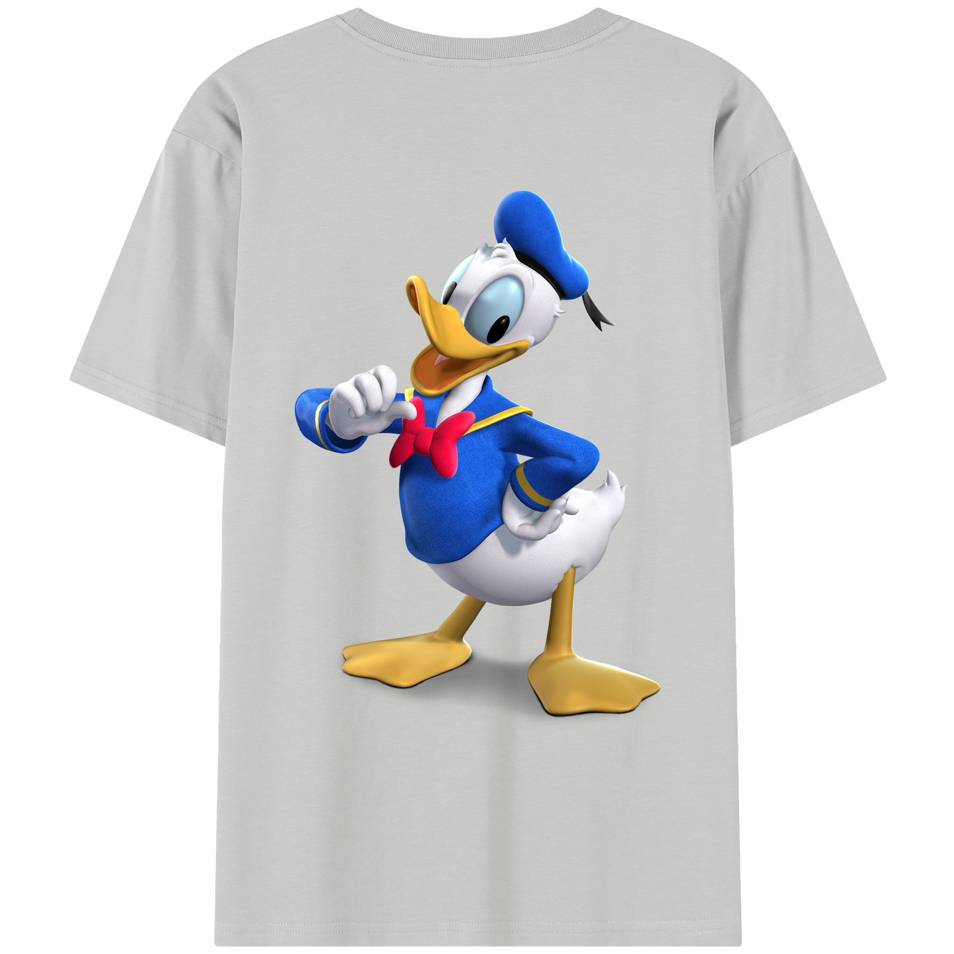 （画像用） ミッキーマウス Mickey Mouse レディース半袖Tシャツ(バックプリント)