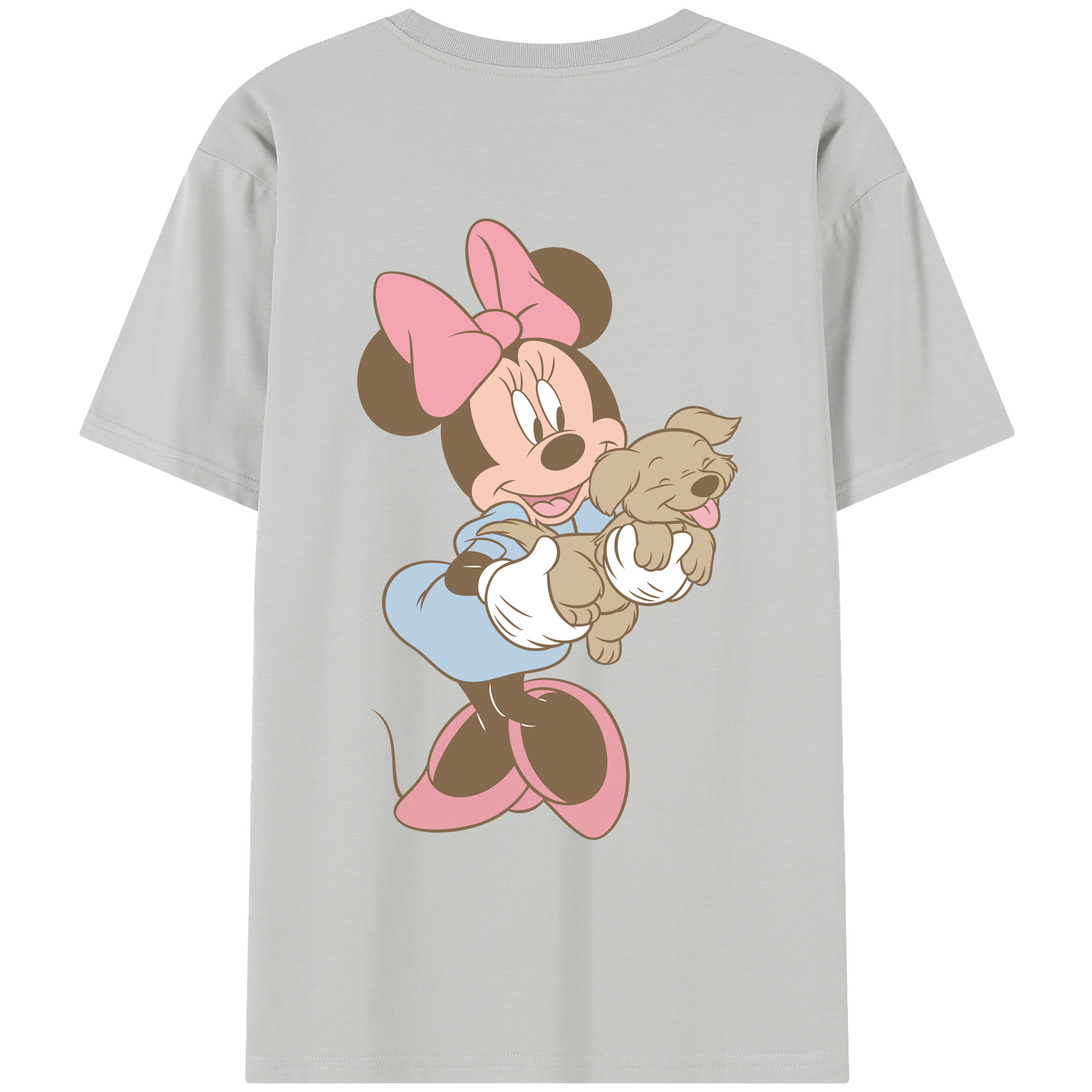 （画像用） ミッキーマウス Mickey Mouse レディース半袖Tシャツ(バックプリント)