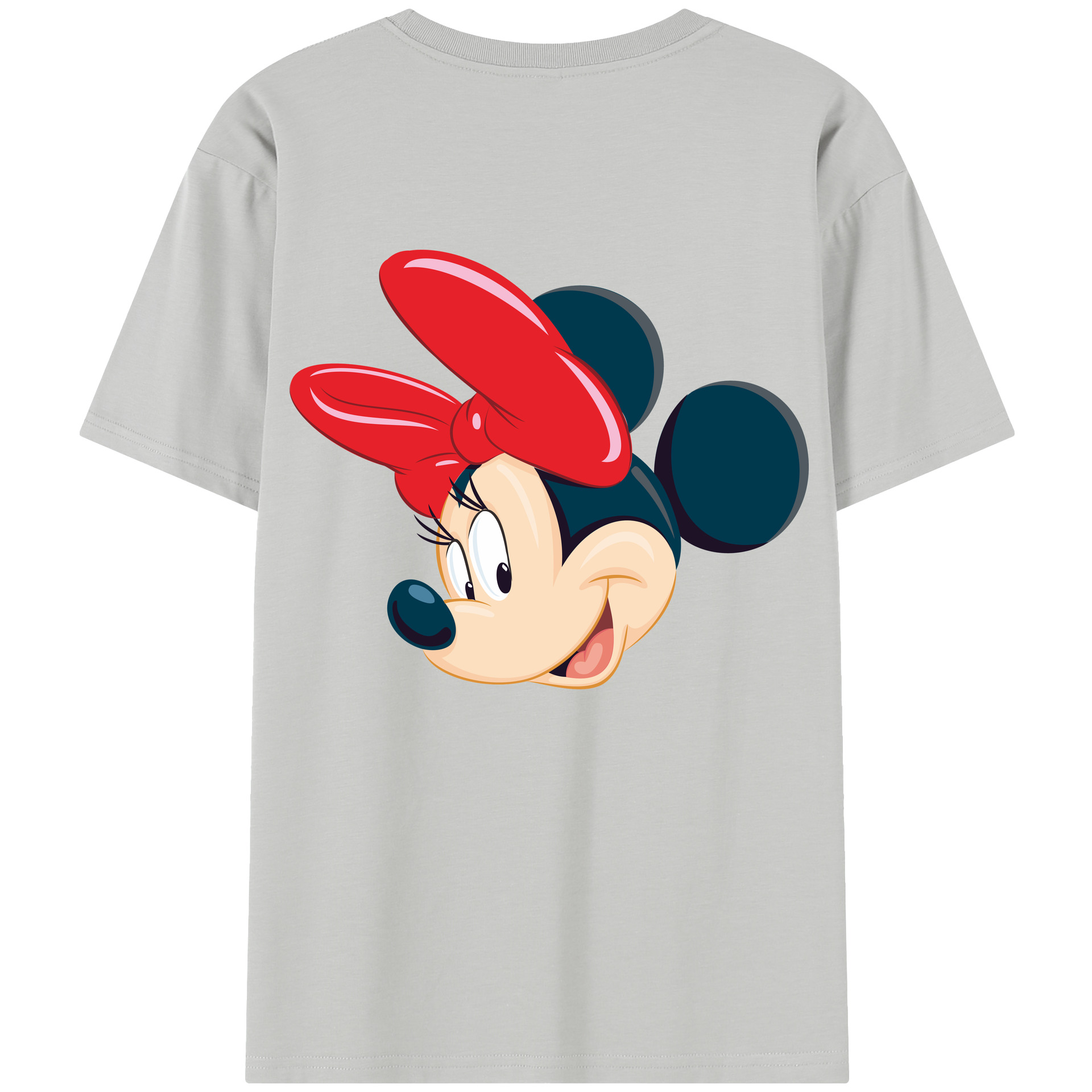 （画像用） ミッキーマウス Mickey Mouse レディース半袖Tシャツ(バックプリント)