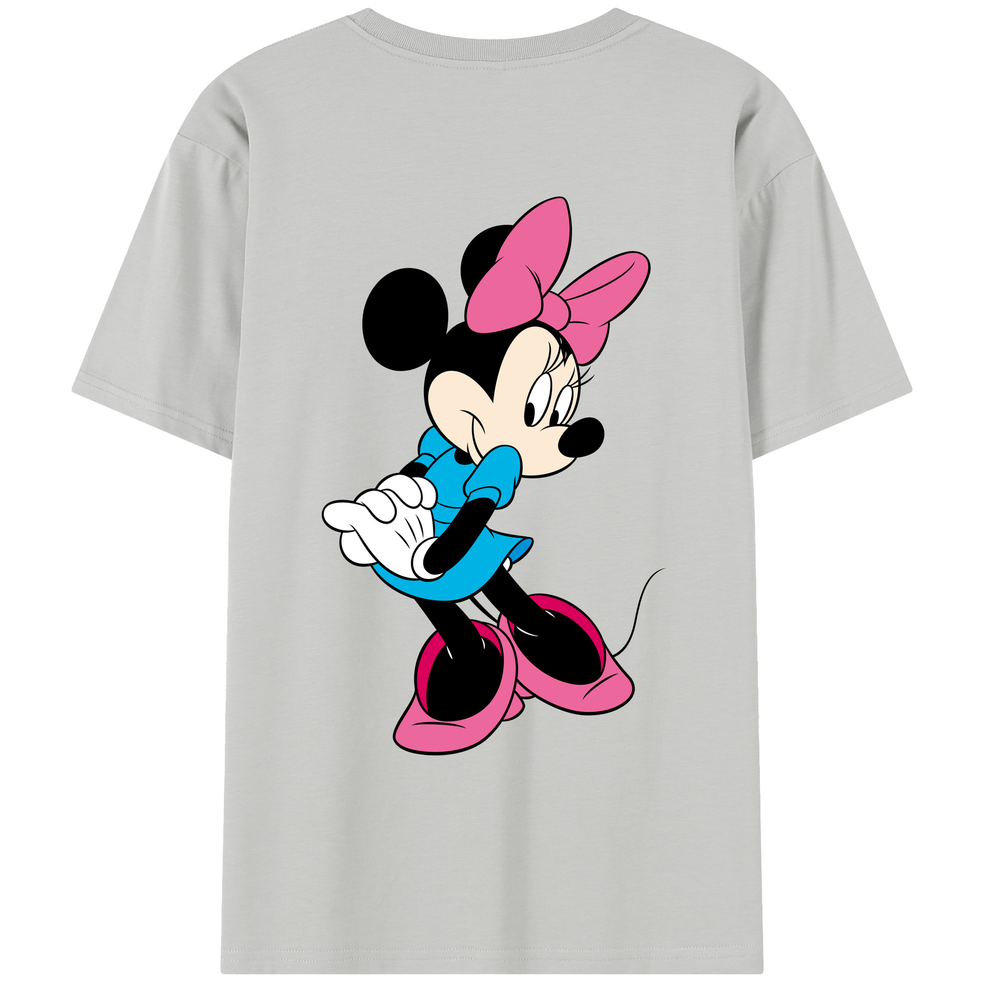 （画像用） ミッキーマウス Mickey Mouse レディース半袖Tシャツ(バックプリント)