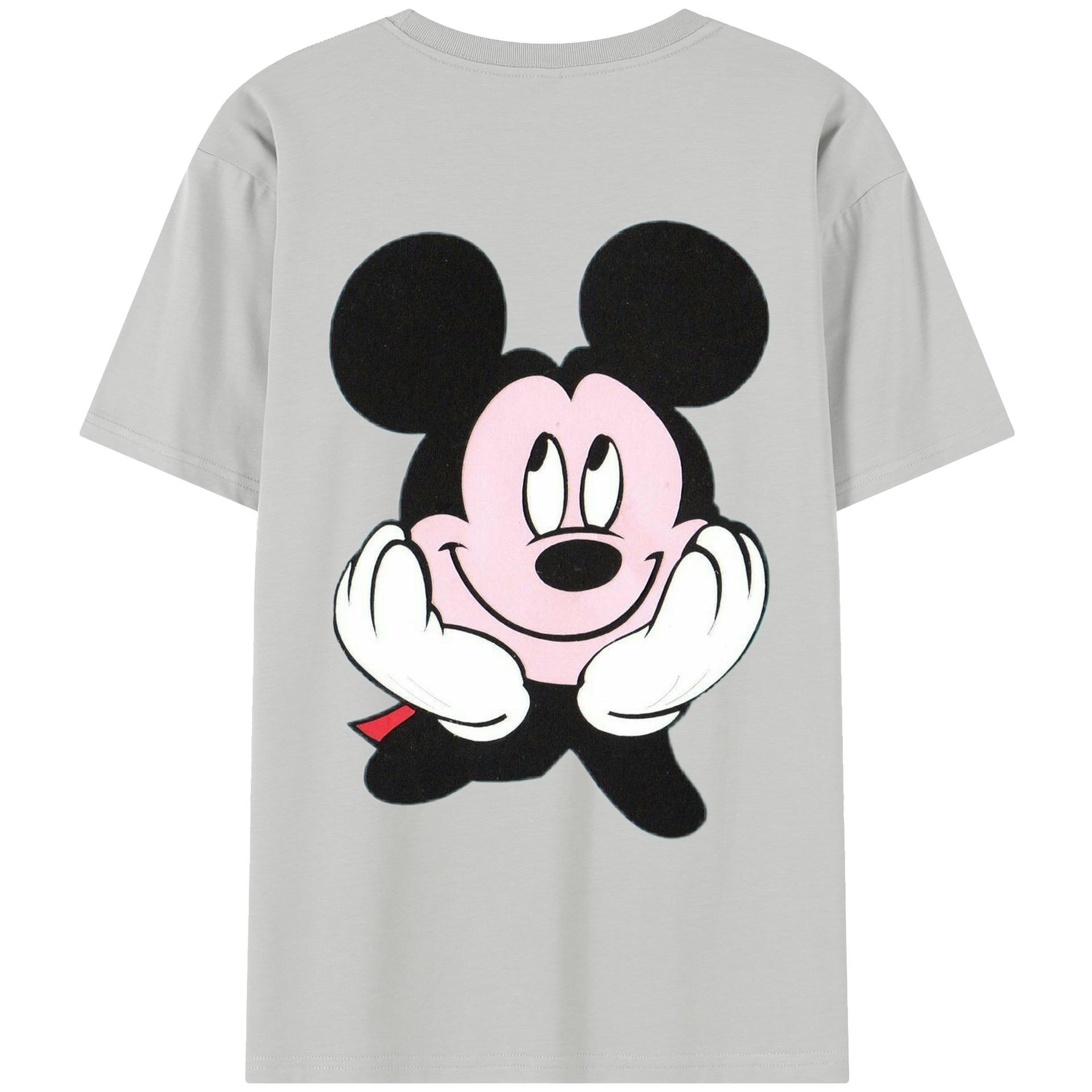 （画像用） ミッキーマウス Mickey Mouse レディース半袖Tシャツ(バックプリント)