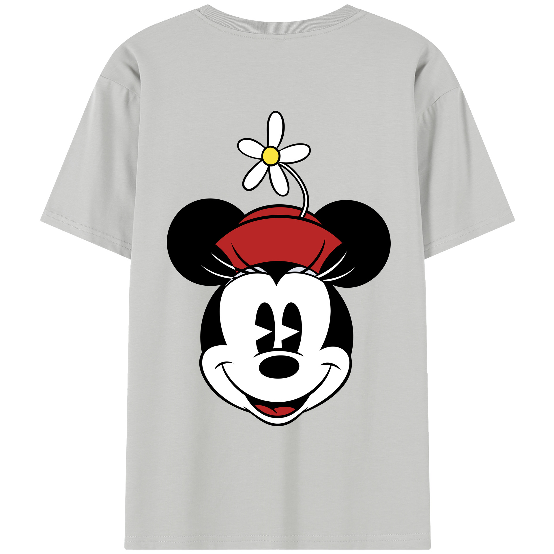 （画像用） ミッキーマウス Mickey Mouse レディース半袖Tシャツ(バックプリント)