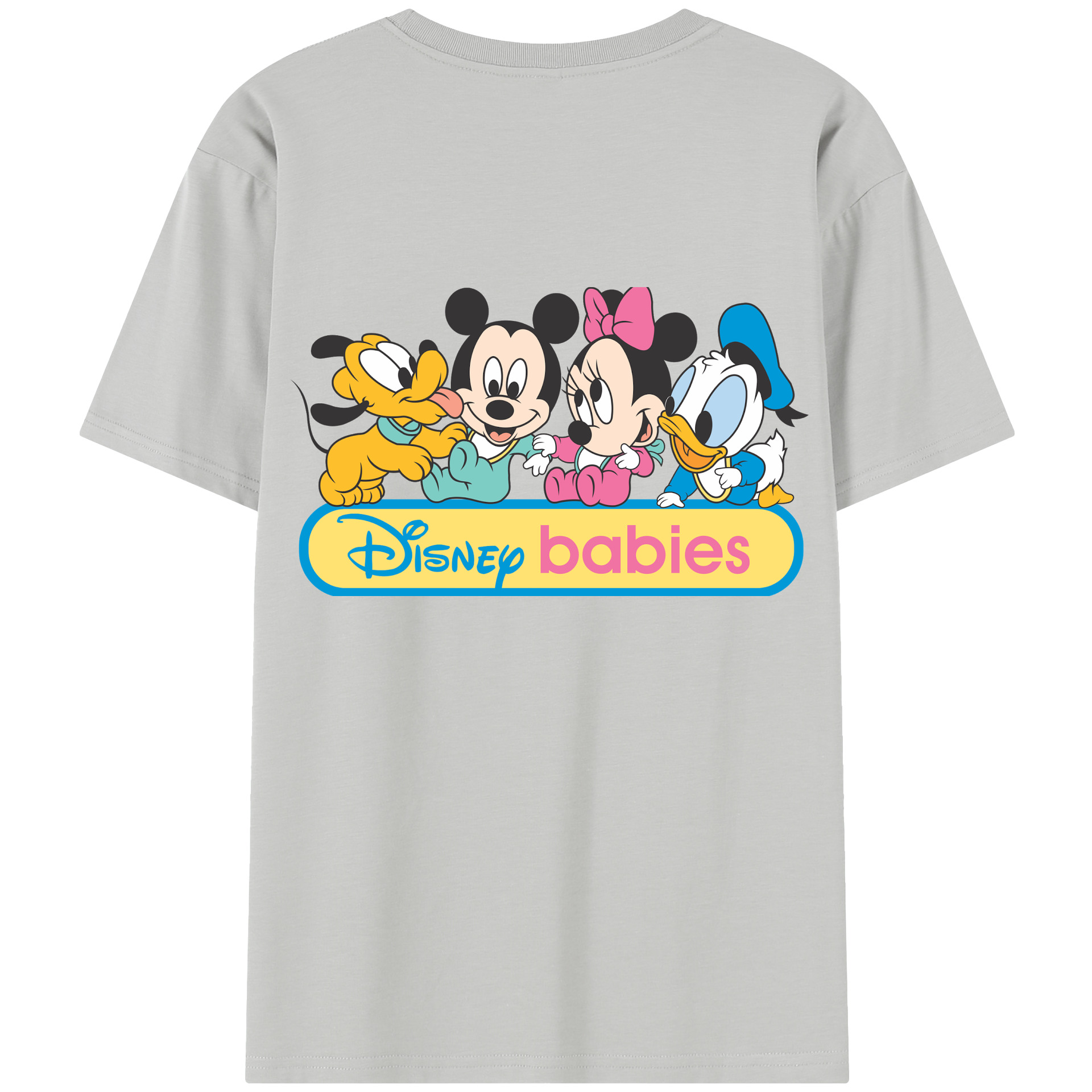 （画像用） ミッキーマウス Mickey Mouse レディース半袖Tシャツ(バックプリント)
