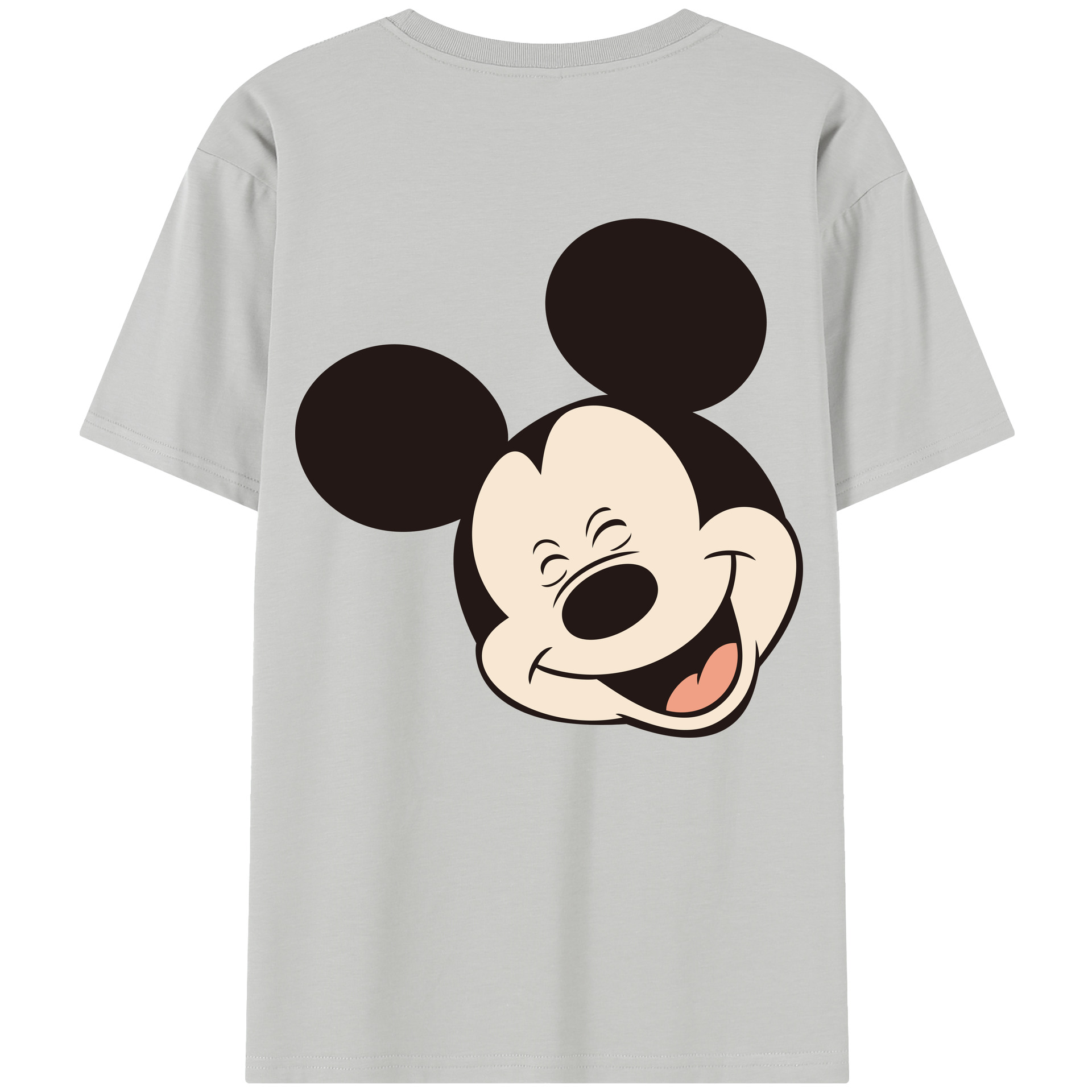 （画像用） ミッキーマウス Mickey Mouse レディース半袖Tシャツ(バックプリント)