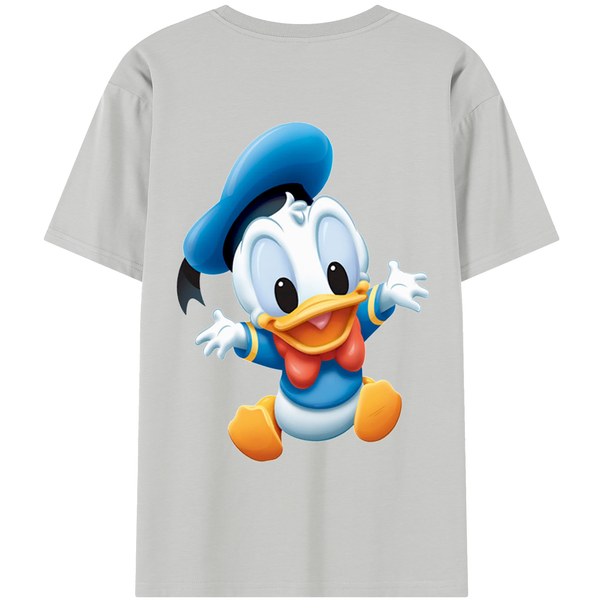 （画像用） ミッキーマウス Mickey Mouse レディース半袖Tシャツ(バックプリント)