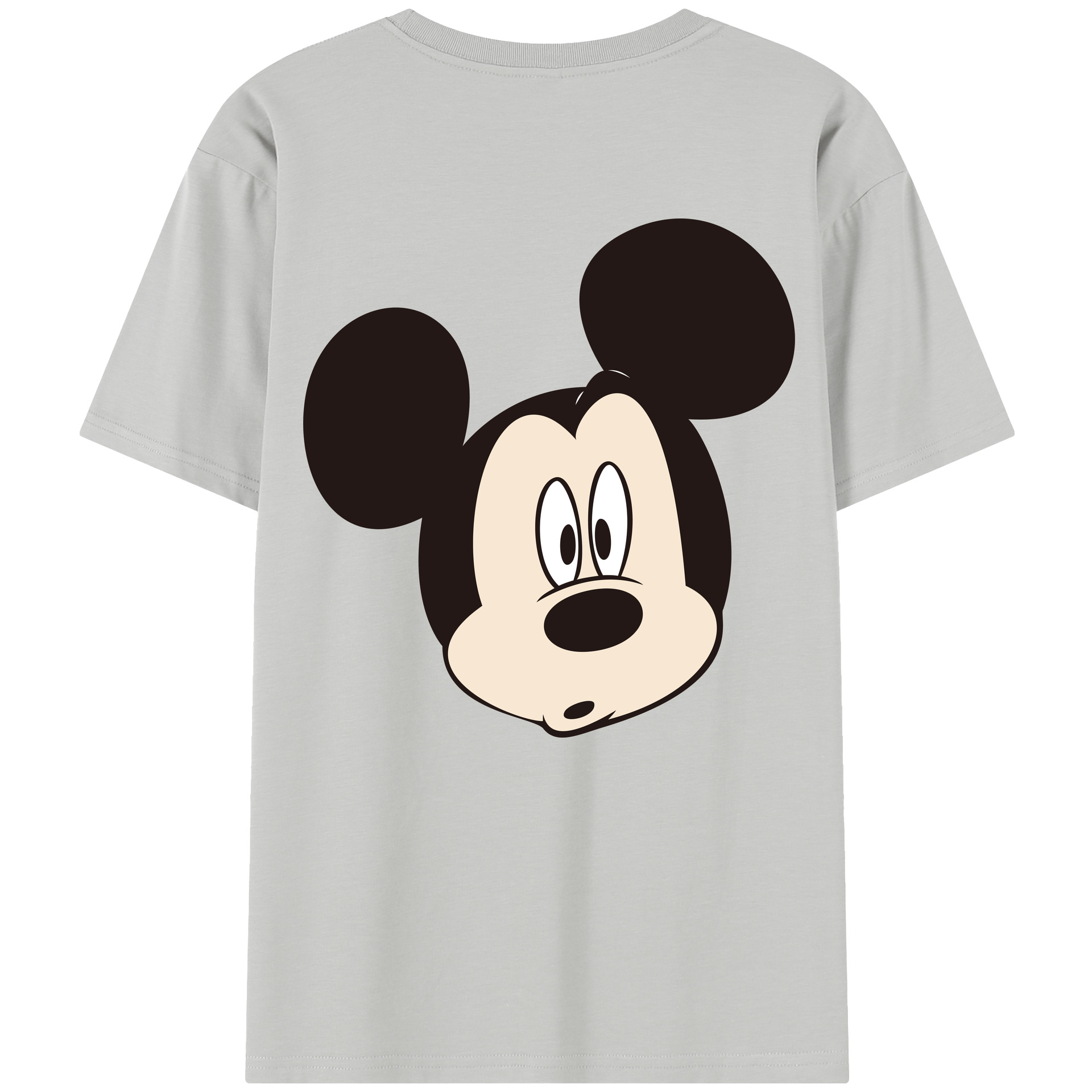 （画像用） ミッキーマウス Mickey Mouse レディース半袖Tシャツ(バックプリント)