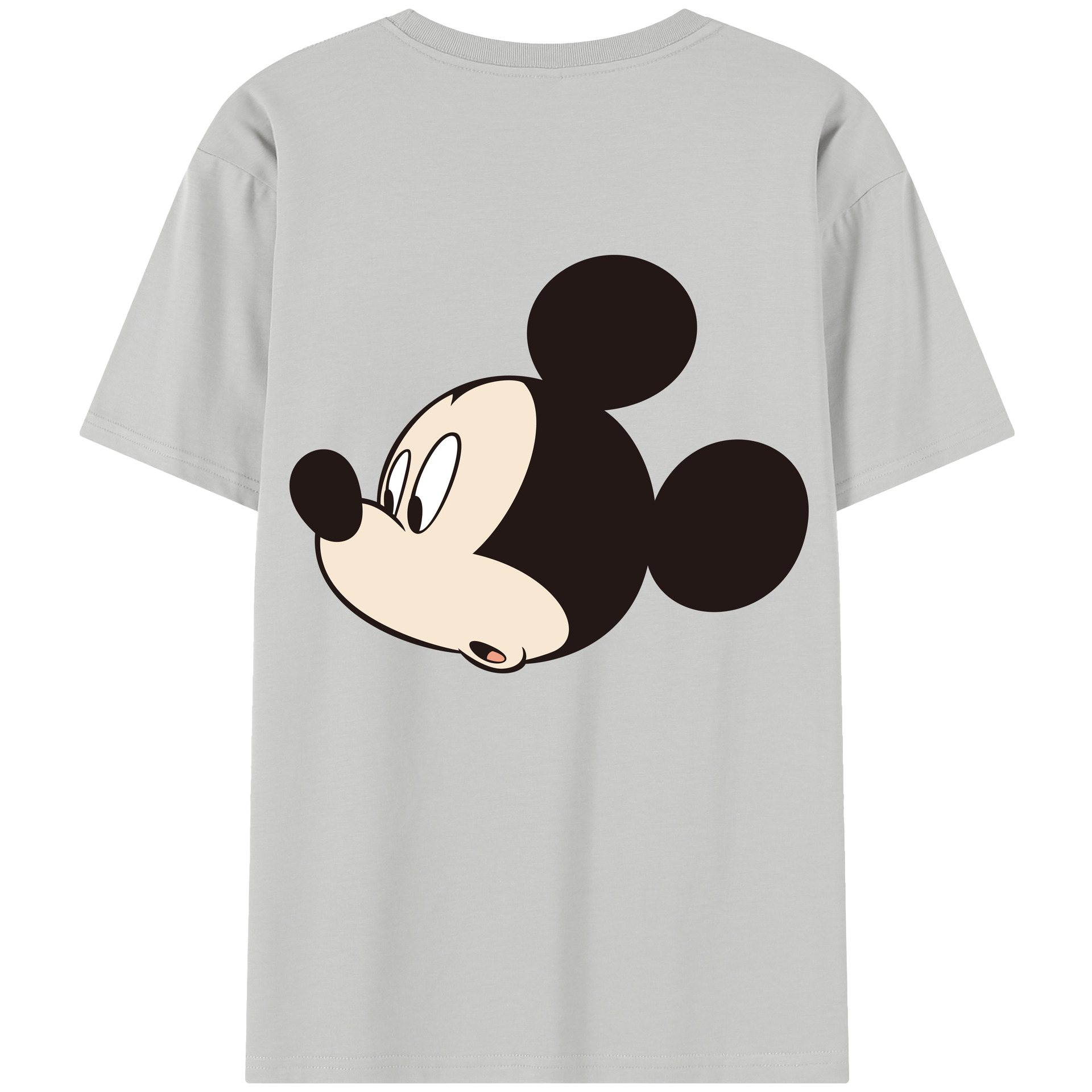 （画像用） ミッキーマウス Mickey Mouse レディース半袖Tシャツ(バックプリント)