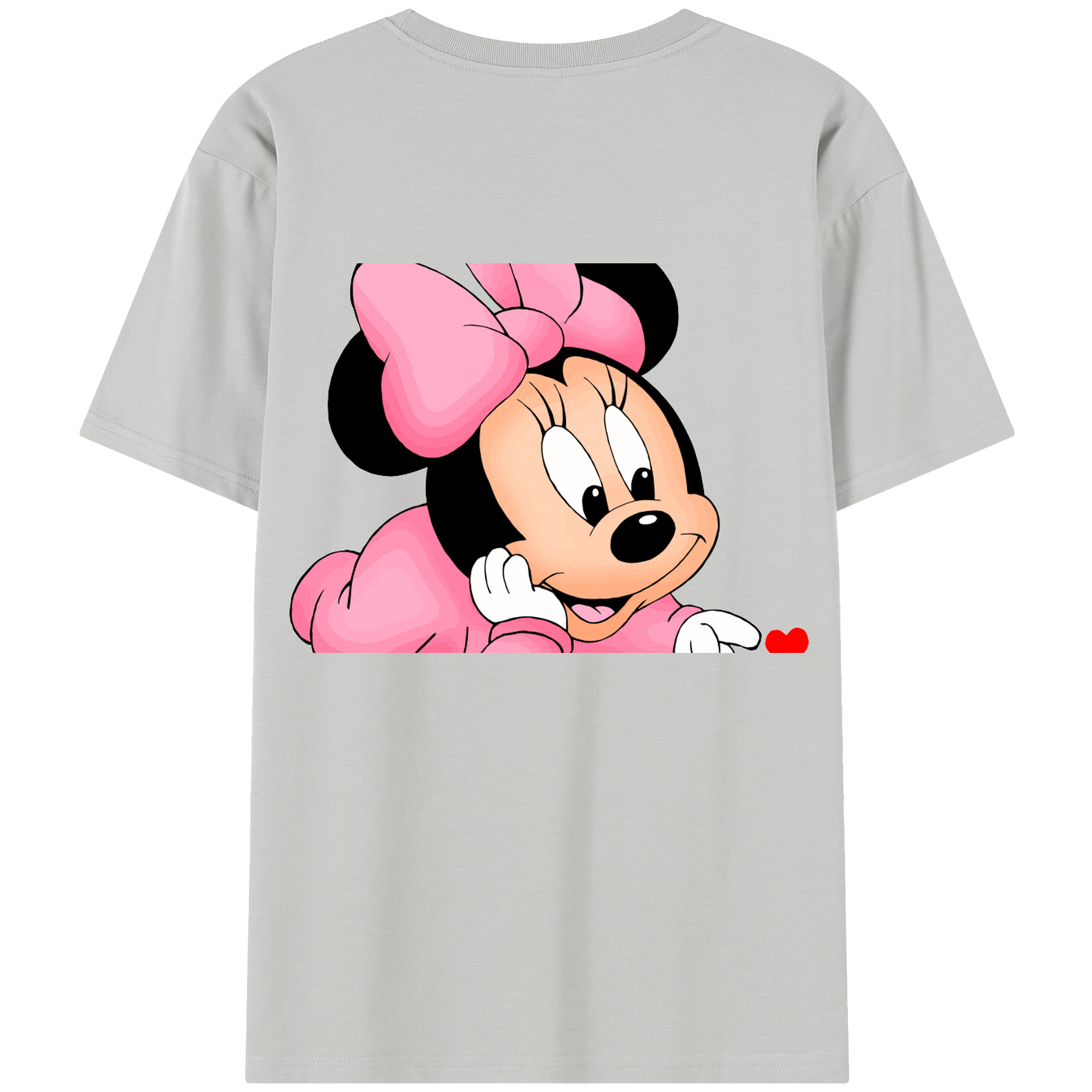 （画像用） ミッキーマウス Mickey Mouse レディース半袖Tシャツ(バックプリント)
