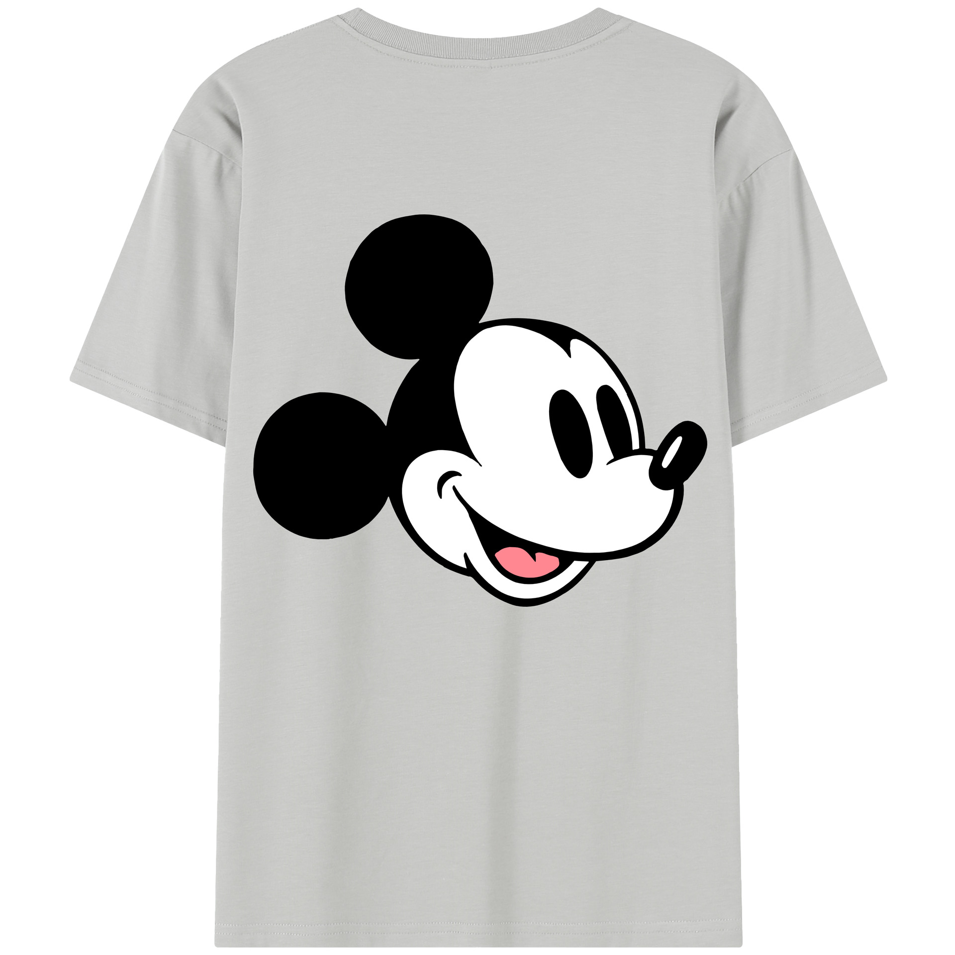 （画像用） ミッキーマウス Mickey Mouse レディース半袖Tシャツ(バックプリント)