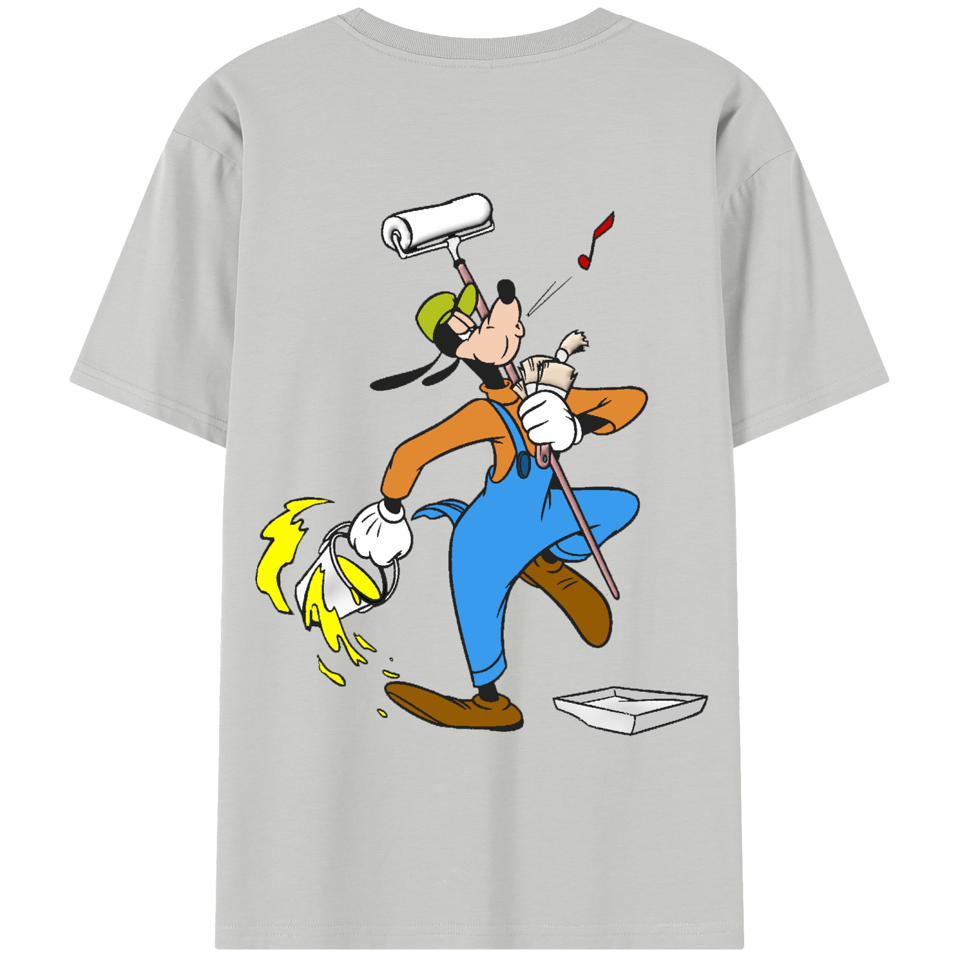 （画像用） ミッキーマウス Mickey Mouse レディース半袖Tシャツ(バックプリント)