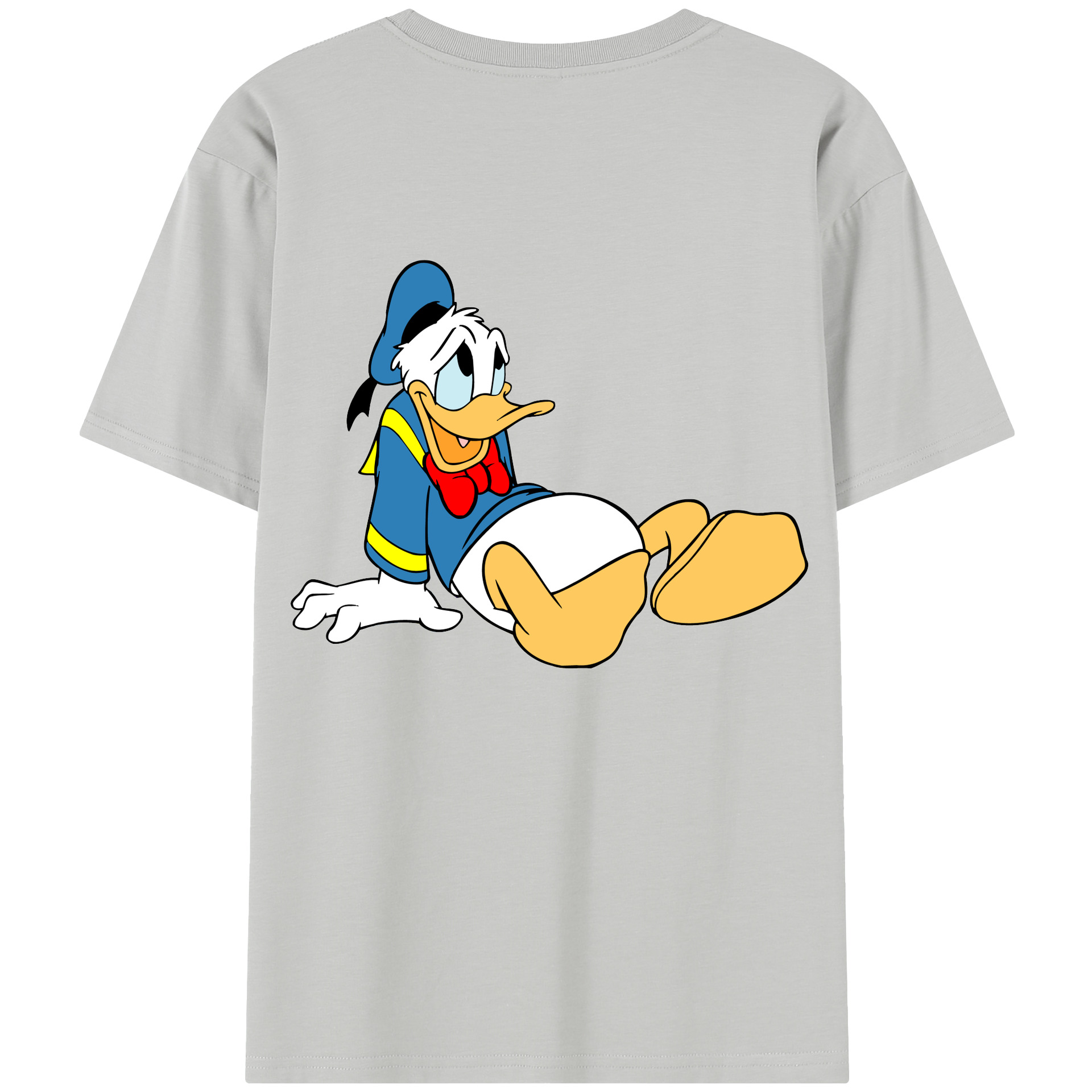 （画像用） ミッキーマウス Mickey Mouse レディース半袖Tシャツ(バックプリント)