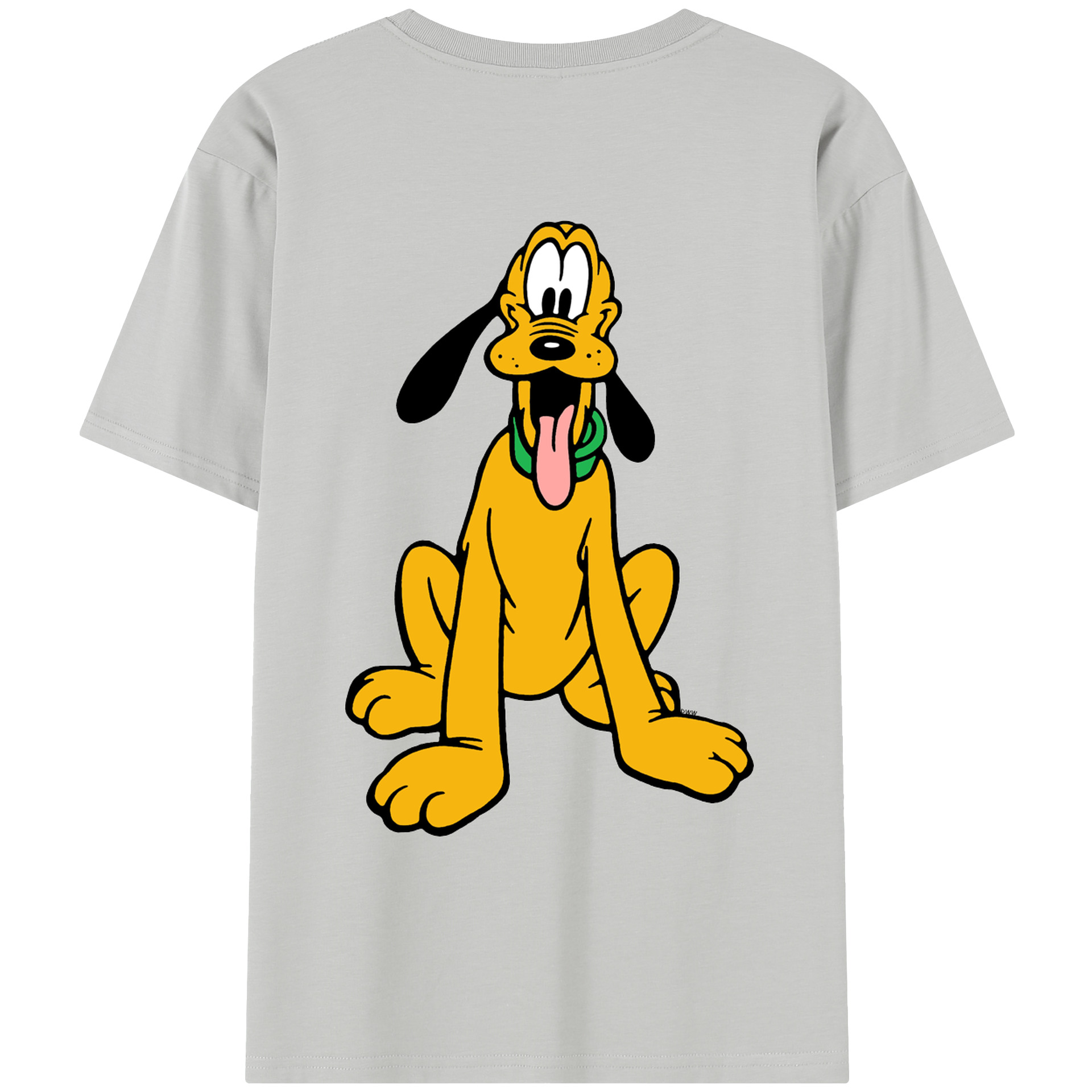 （画像用） ミッキーマウス Mickey Mouse レディース半袖Tシャツ(バックプリント)