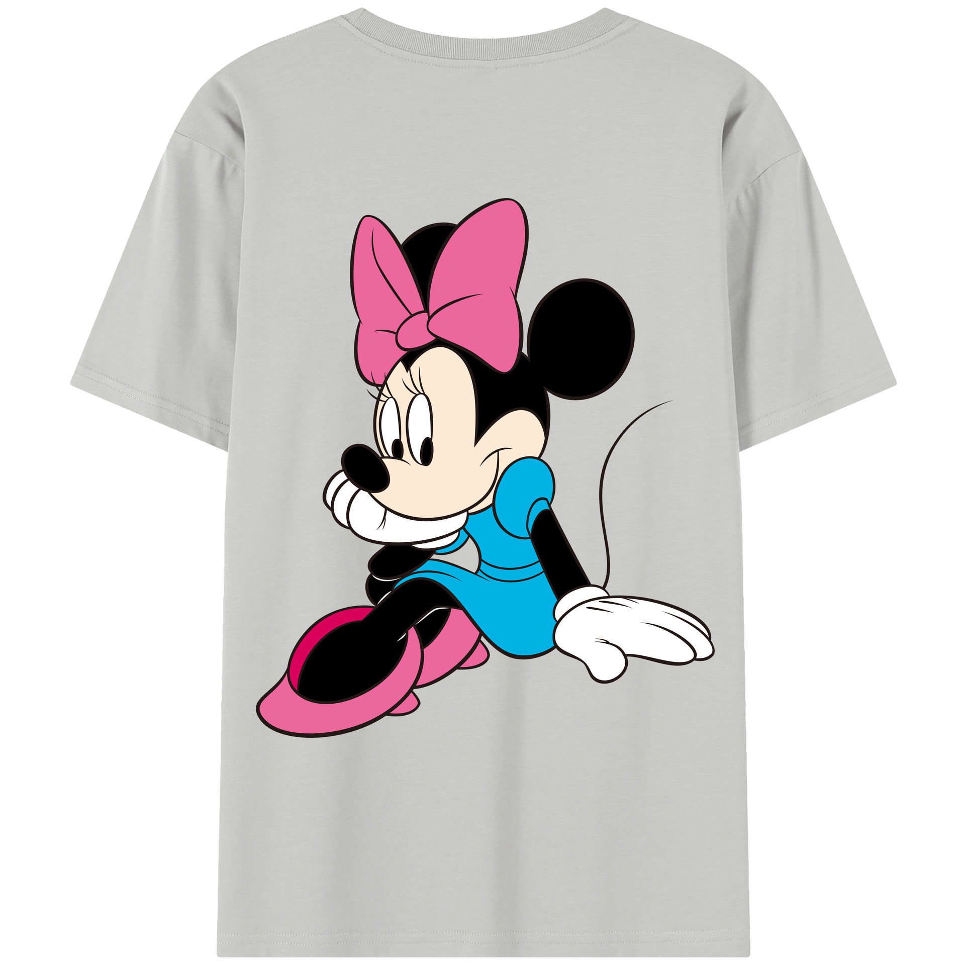 （画像用） ミッキーマウス Mickey Mouse レディース半袖Tシャツ(バックプリント)