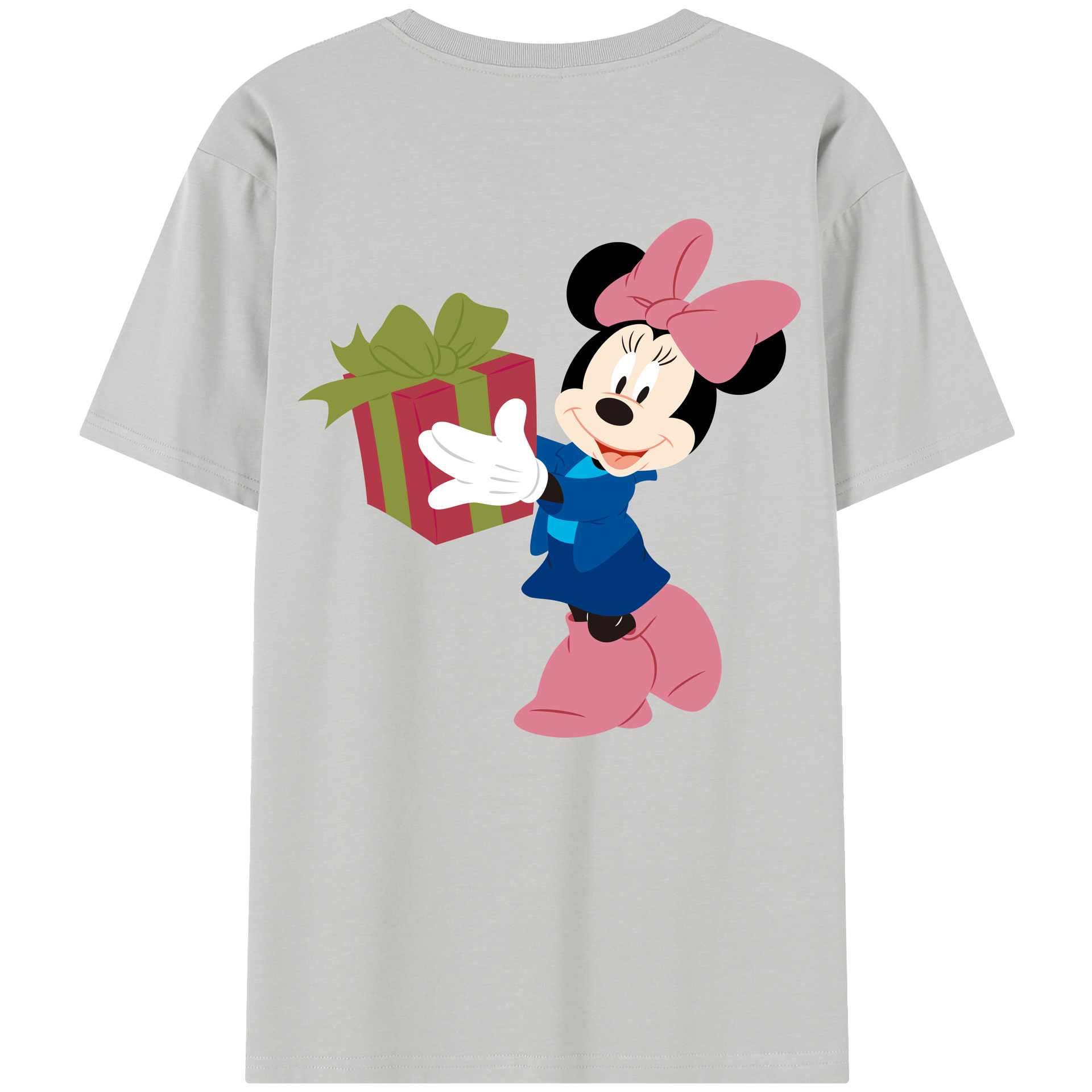 （画像用） ミッキーマウス Mickey Mouse レディース半袖Tシャツ(バックプリント)