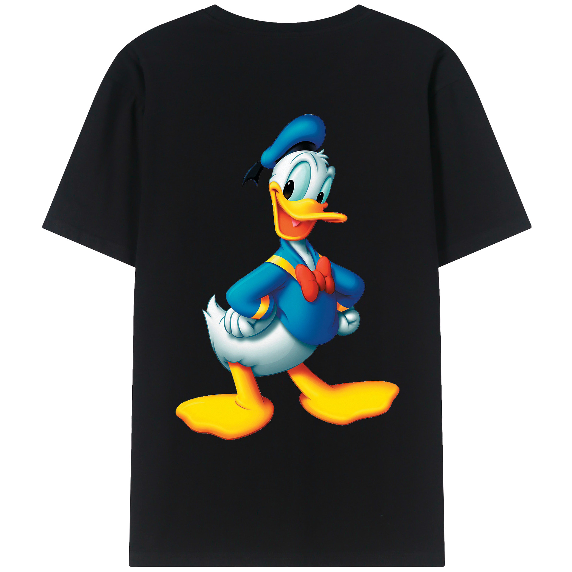 （画像用） ミッキーマウス Mickey Mouse レディース半袖Tシャツ(バックプリント)