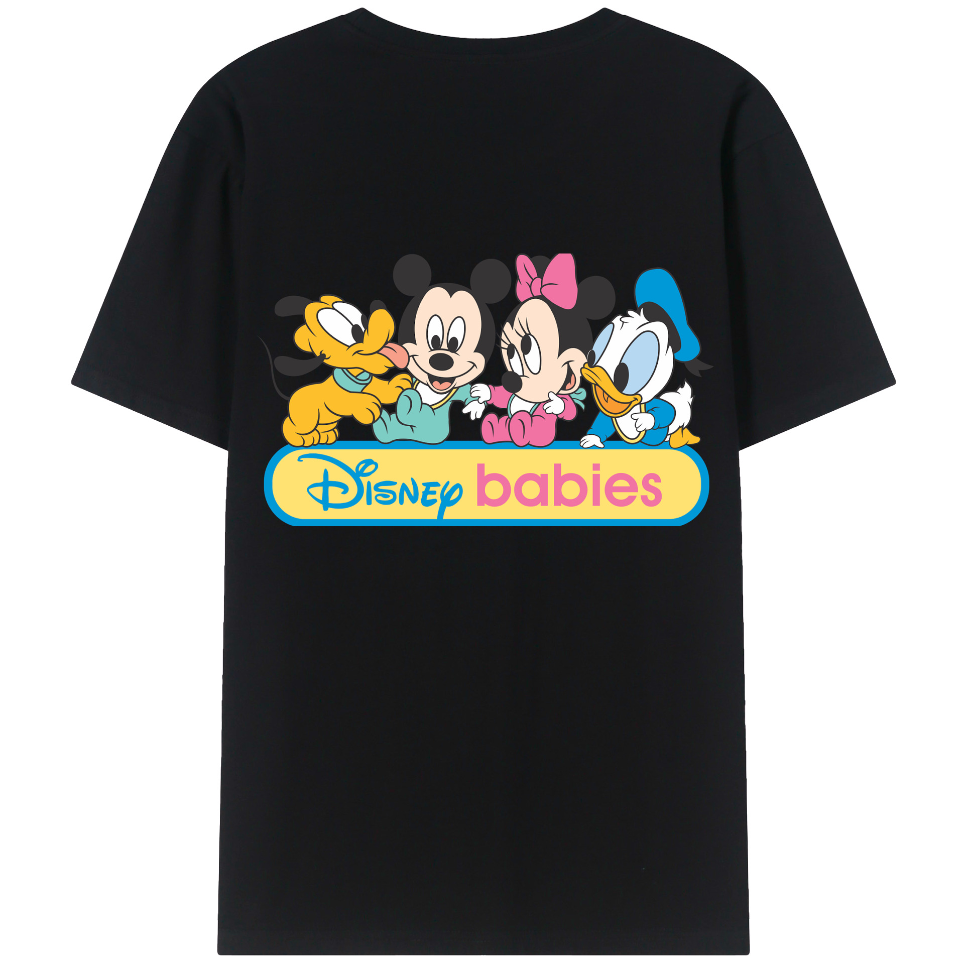 （画像用） ミッキーマウス Mickey Mouse レディース半袖Tシャツ(バックプリント)