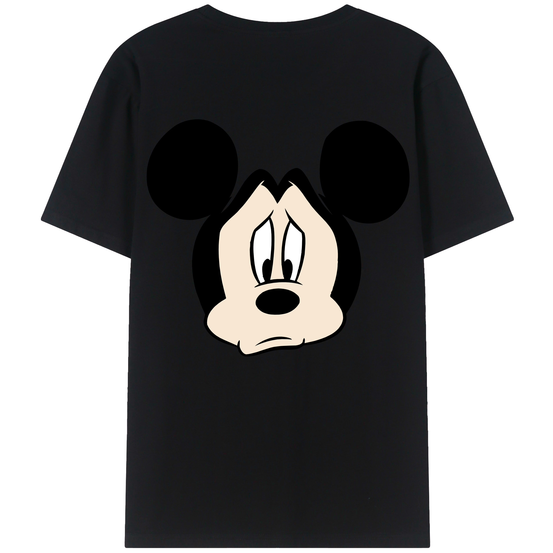 （画像用） ミッキーマウス Mickey Mouse レディース半袖Tシャツ(バックプリント)