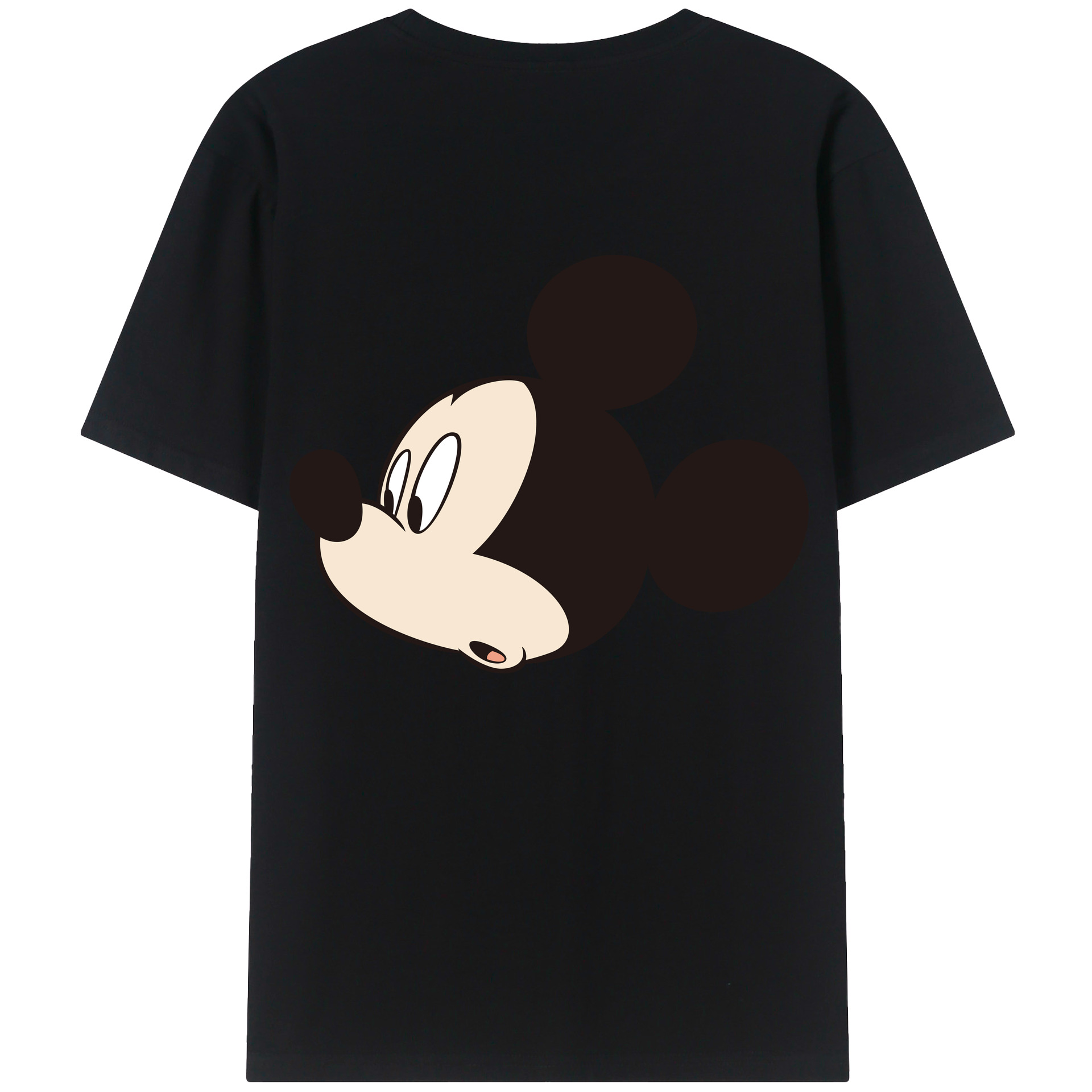 （画像用） ミッキーマウス Mickey Mouse レディース半袖Tシャツ(バックプリント)