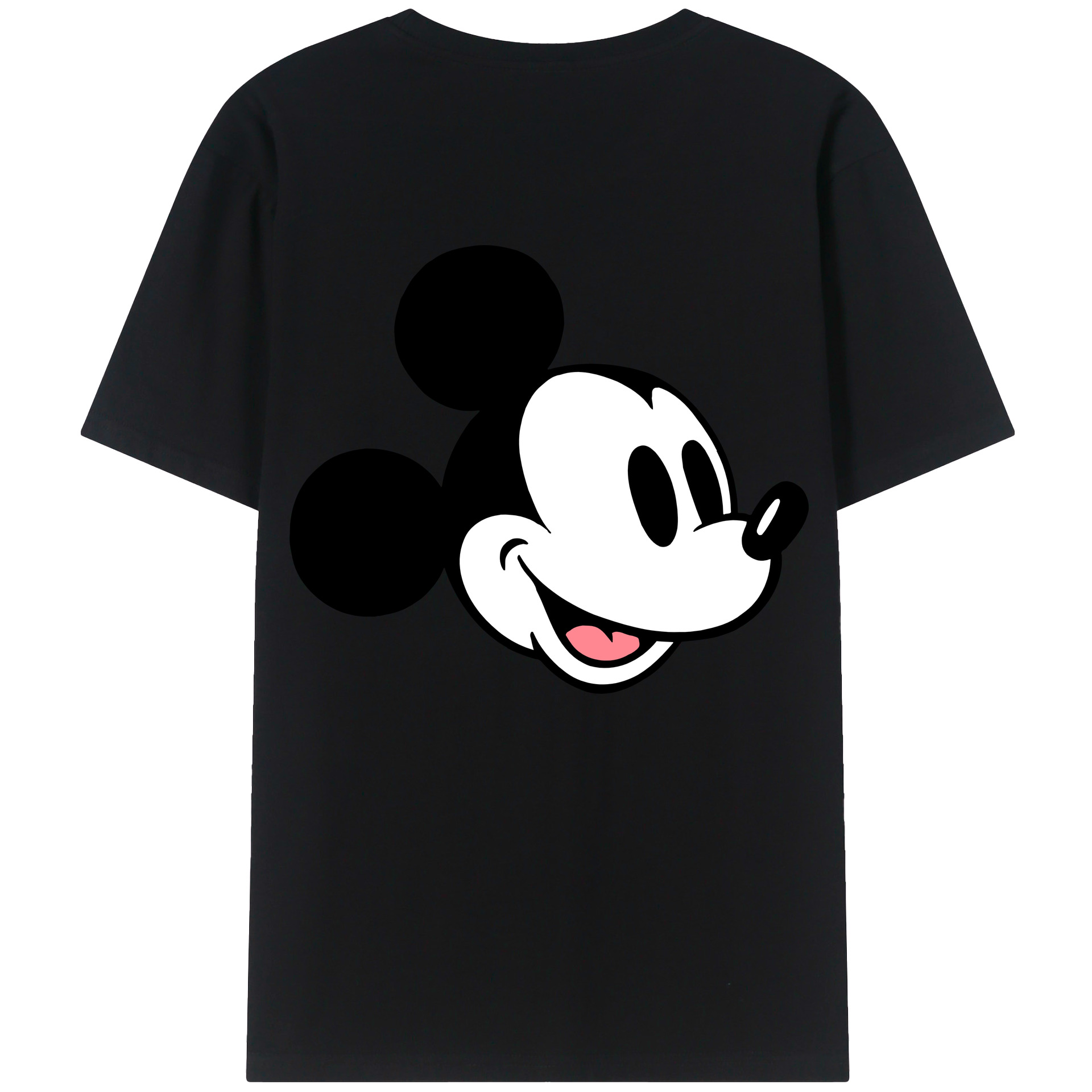 （画像用） ミッキーマウス Mickey Mouse レディース半袖Tシャツ(バックプリント)
