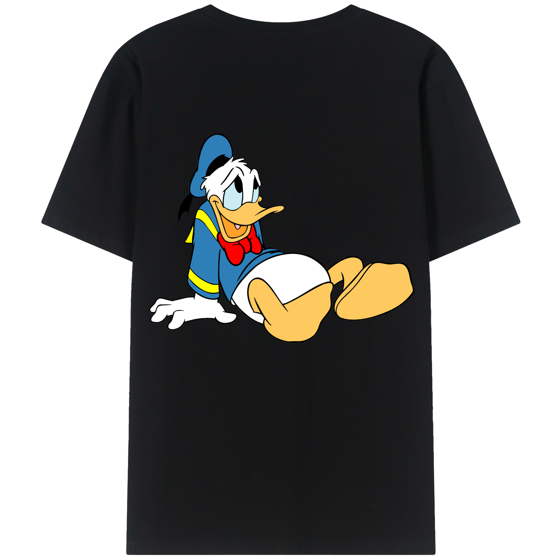 （画像用） ミッキーマウス Mickey Mouse レディース半袖Tシャツ(バックプリント)
