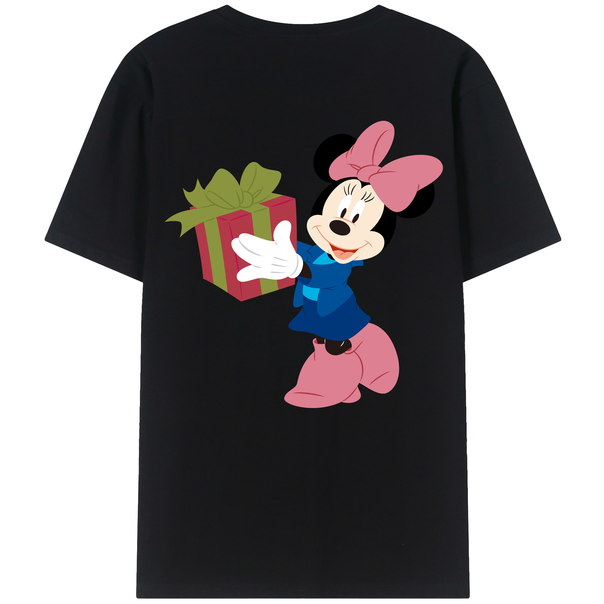 （画像用） ミッキーマウス Mickey Mouse レディース半袖Tシャツ(バックプリント)
