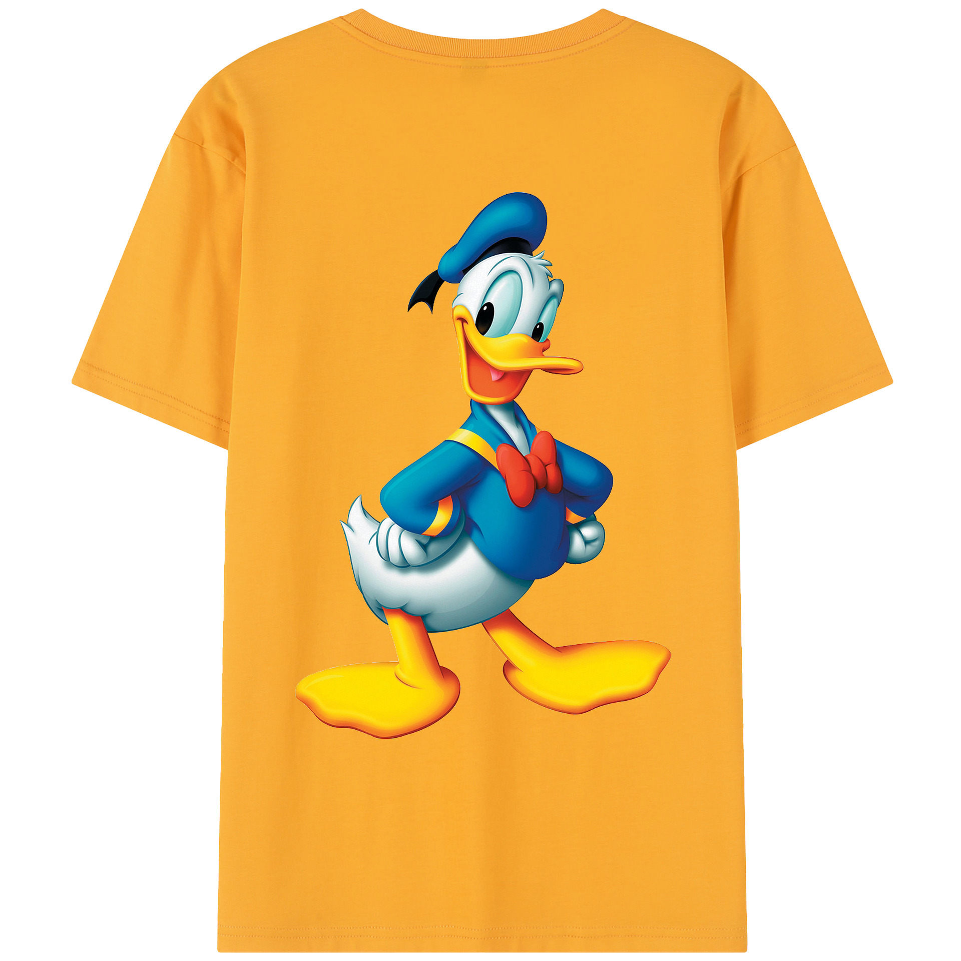 （画像用） ミッキーマウス Mickey Mouse レディース半袖Tシャツ(バックプリント)