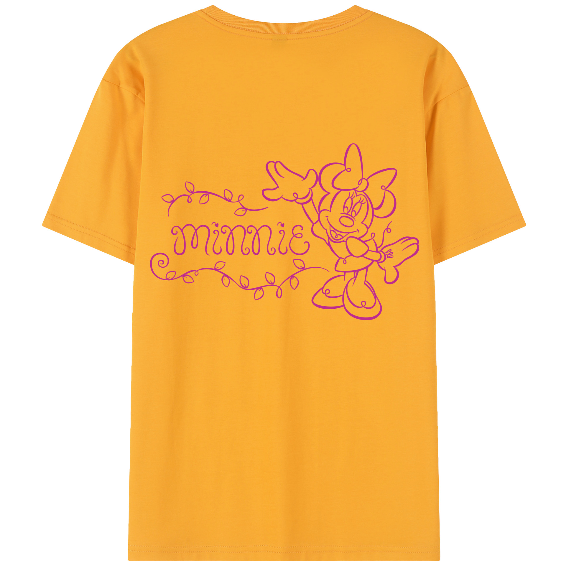 （画像用） ミッキーマウス Mickey Mouse レディース半袖Tシャツ(バックプリント)