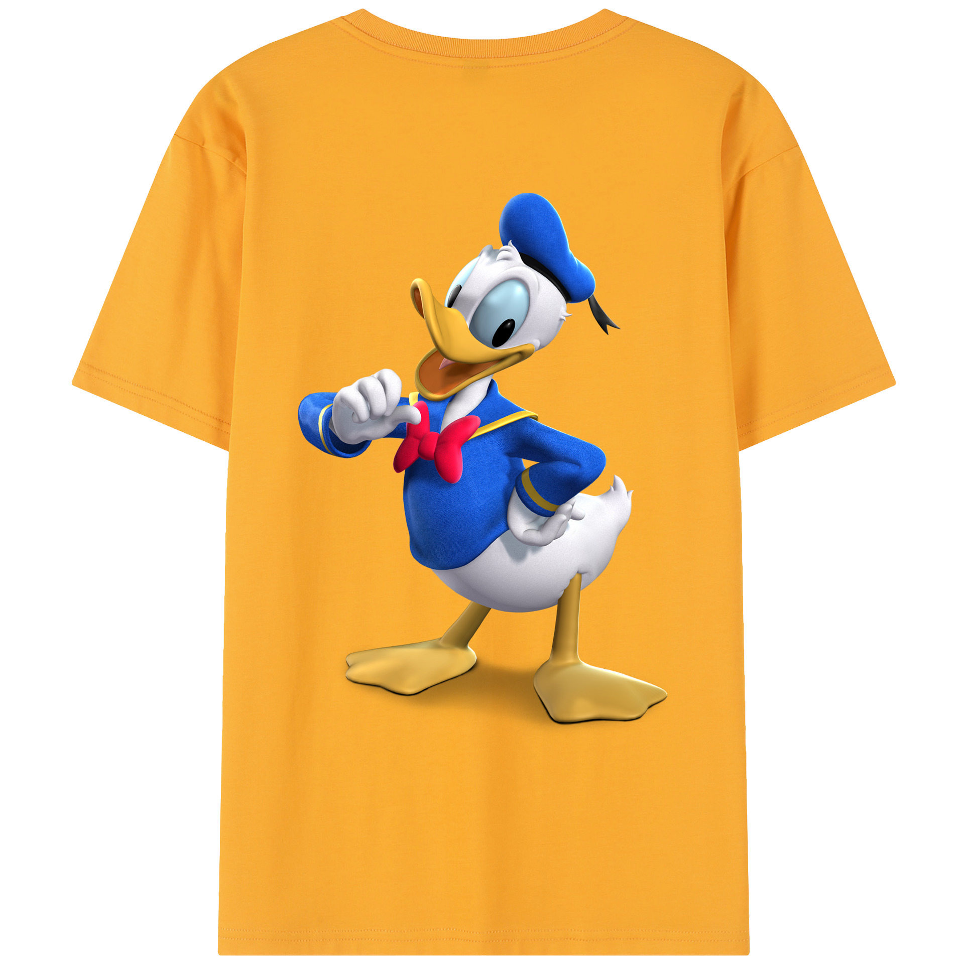 （画像用） ミッキーマウス Mickey Mouse レディース半袖Tシャツ(バックプリント)