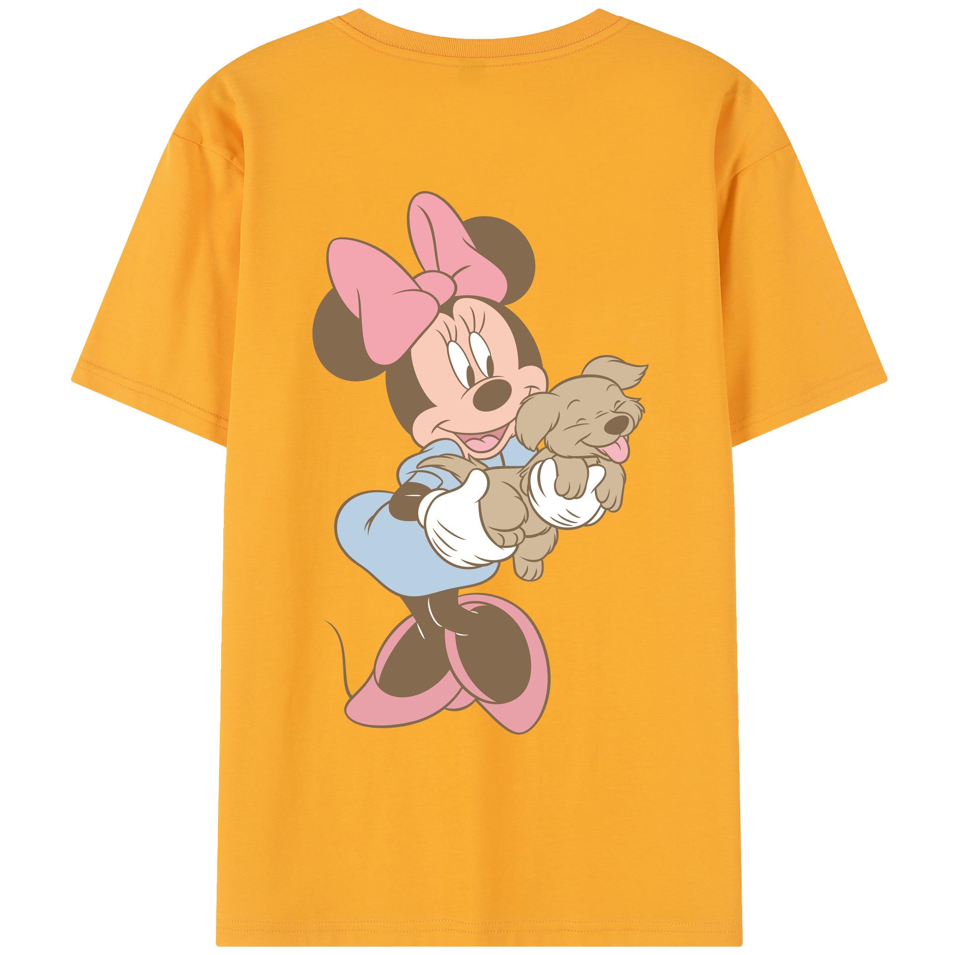 （画像用） ミッキーマウス Mickey Mouse レディース半袖Tシャツ(バックプリント)