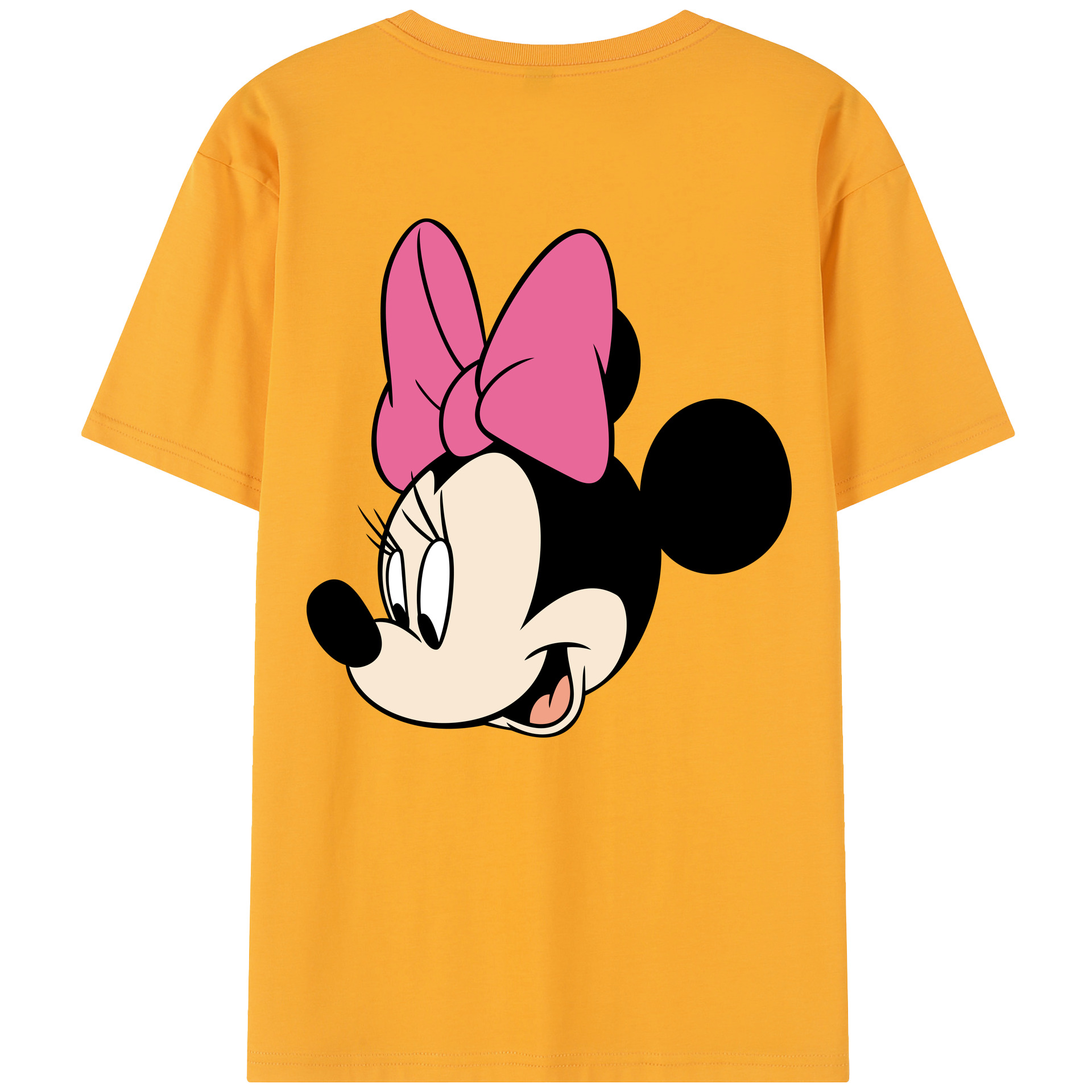 （画像用） ミッキーマウス Mickey Mouse レディース半袖Tシャツ(バックプリント)