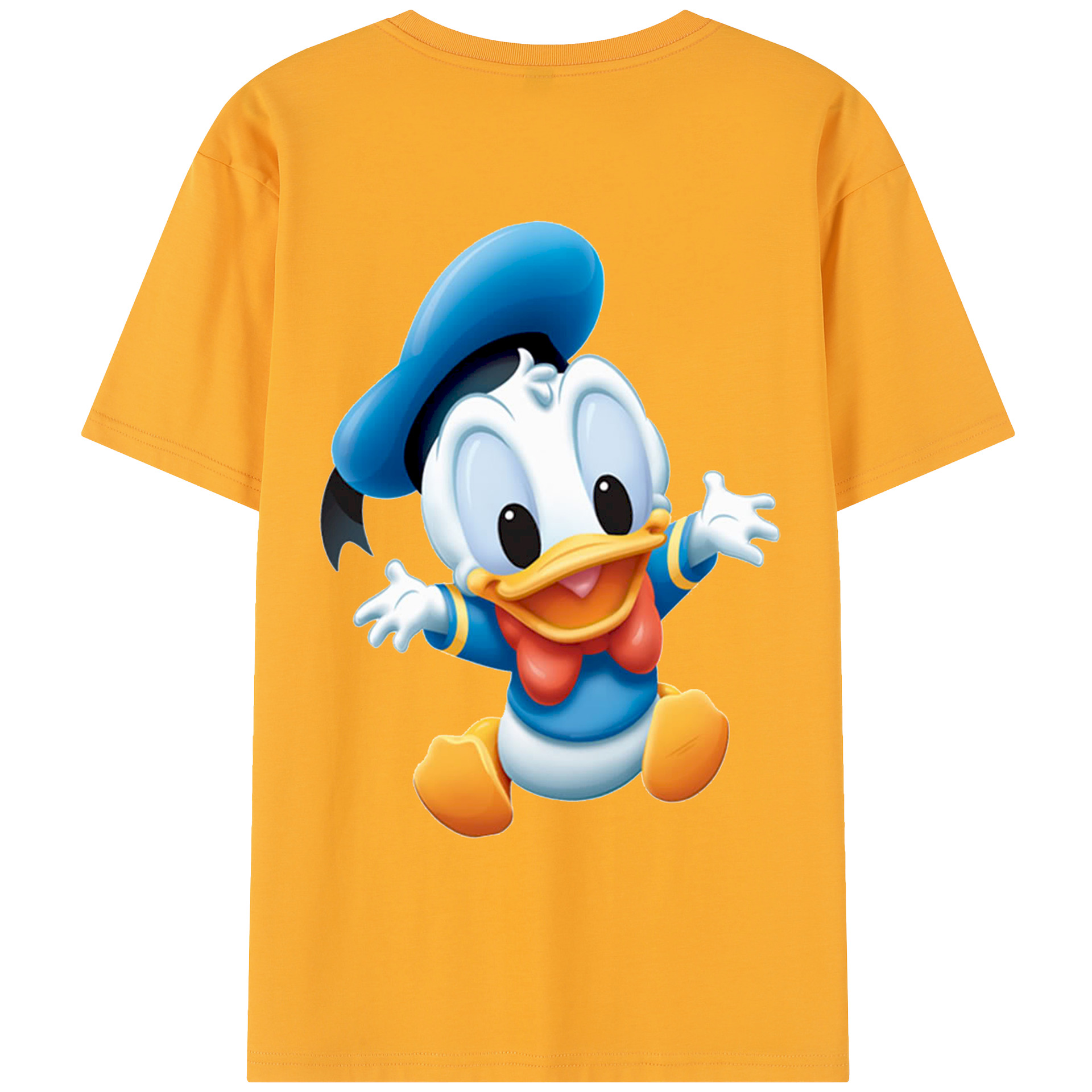 （画像用） ミッキーマウス Mickey Mouse レディース半袖Tシャツ(バックプリント)