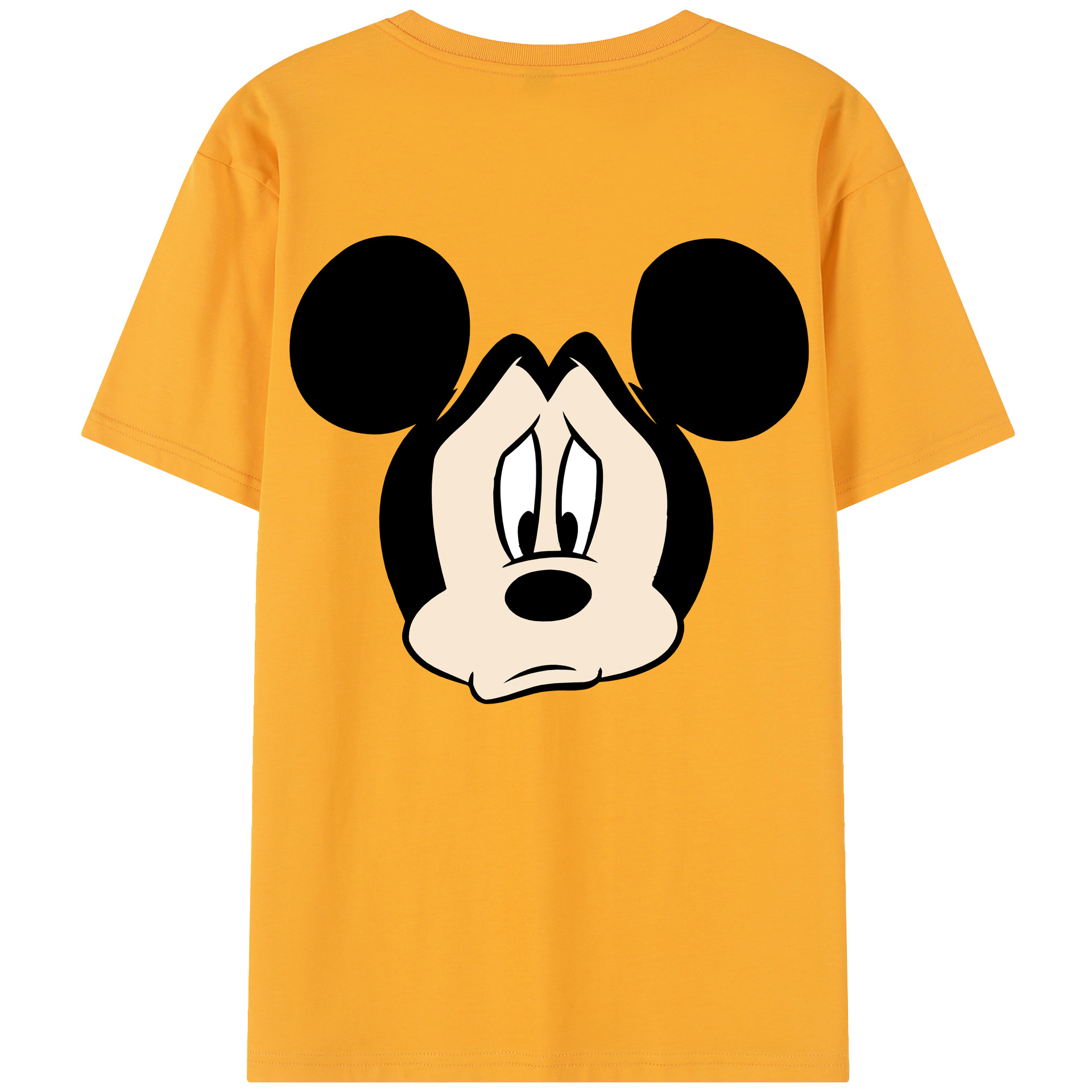 （画像用） ミッキーマウス Mickey Mouse レディース半袖Tシャツ(バックプリント)
