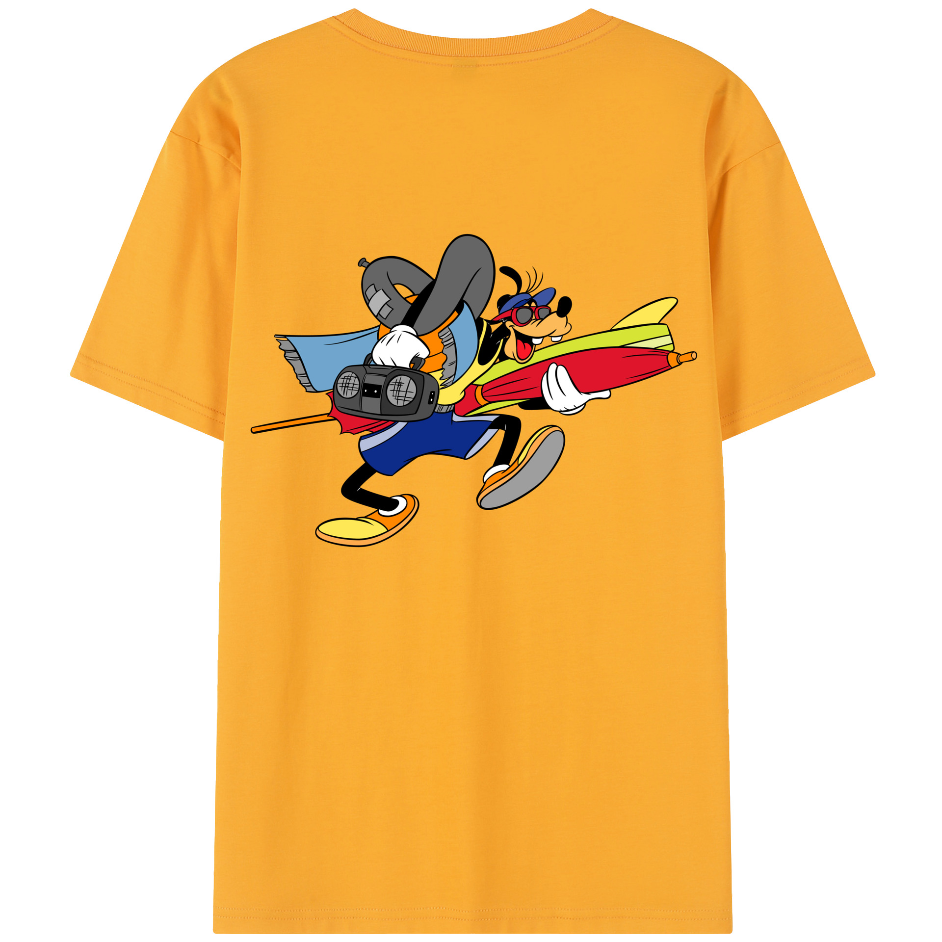 （画像用） ミッキーマウス Mickey Mouse レディース半袖Tシャツ(バックプリント)