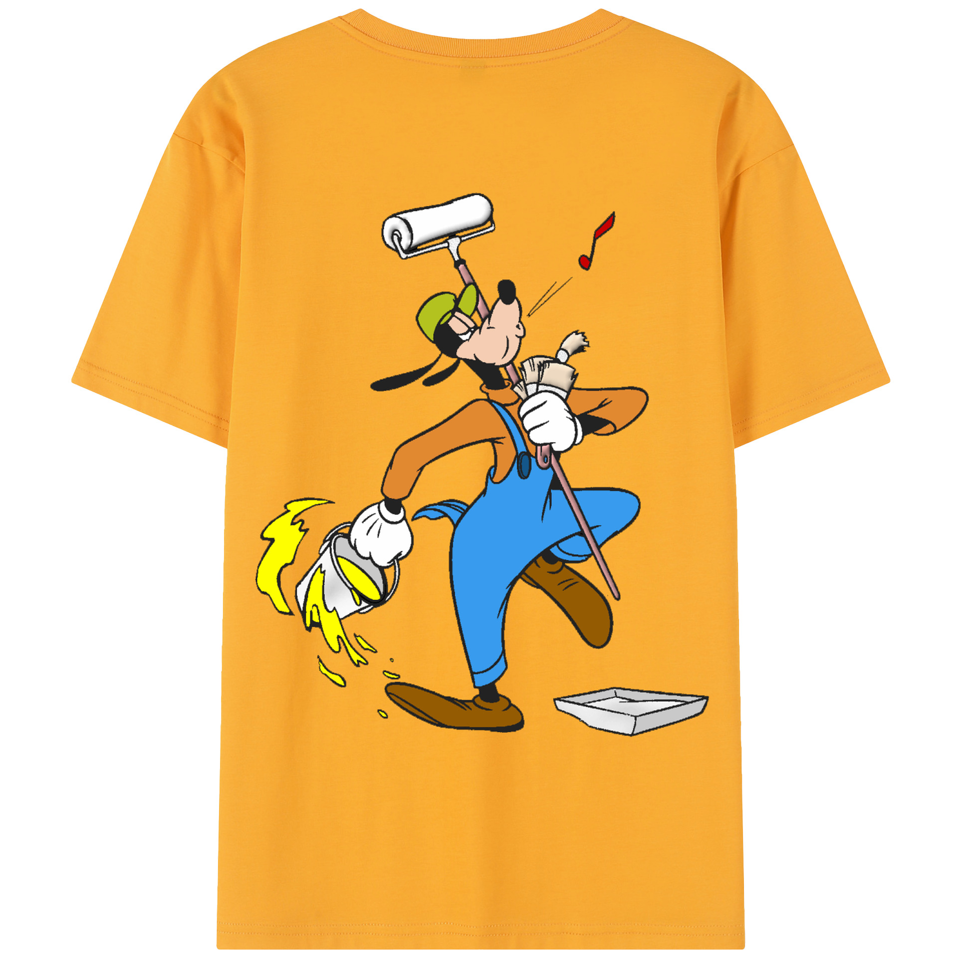 （画像用） ミッキーマウス Mickey Mouse レディース半袖Tシャツ(バックプリント)