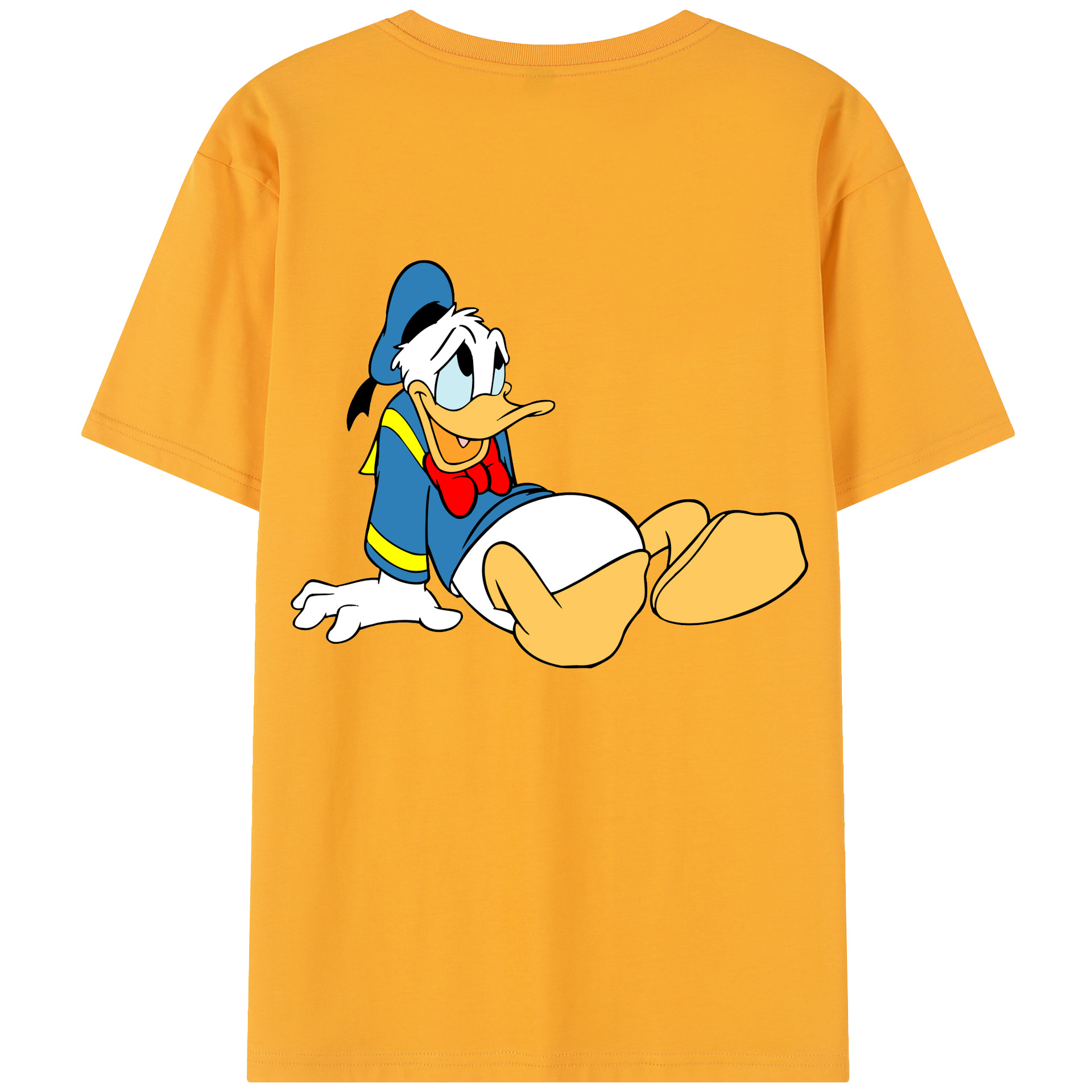 （画像用） ミッキーマウス Mickey Mouse レディース半袖Tシャツ(バックプリント)