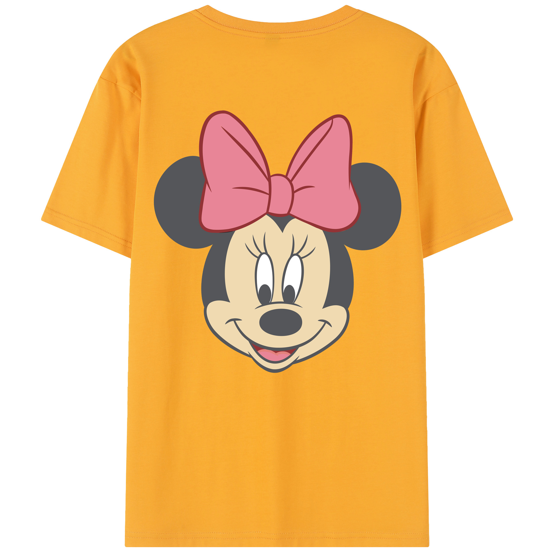（画像用） ミッキーマウス Mickey Mouse レディース半袖Tシャツ(バックプリント)