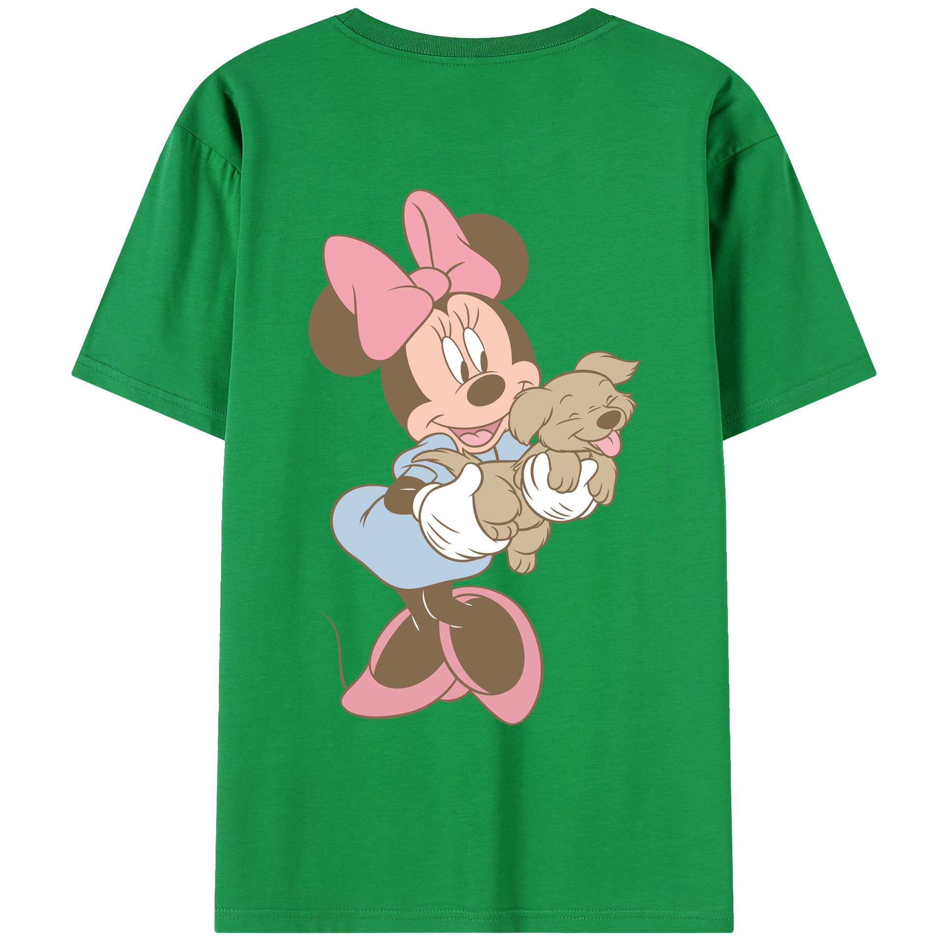 （画像用） ミッキーマウス Mickey Mouse レディース半袖Tシャツ(バックプリント)