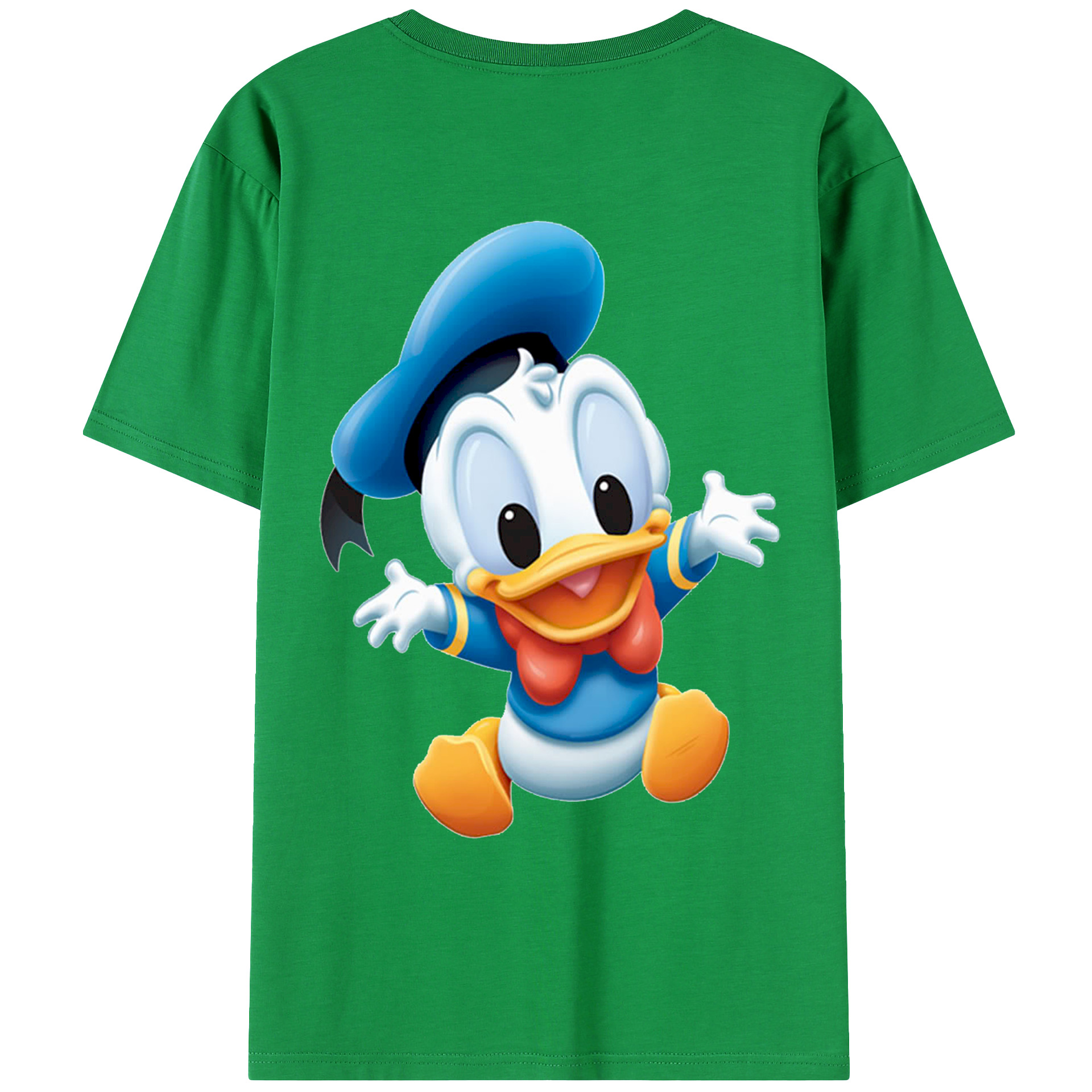 （画像用） ミッキーマウス Mickey Mouse レディース半袖Tシャツ(バックプリント)