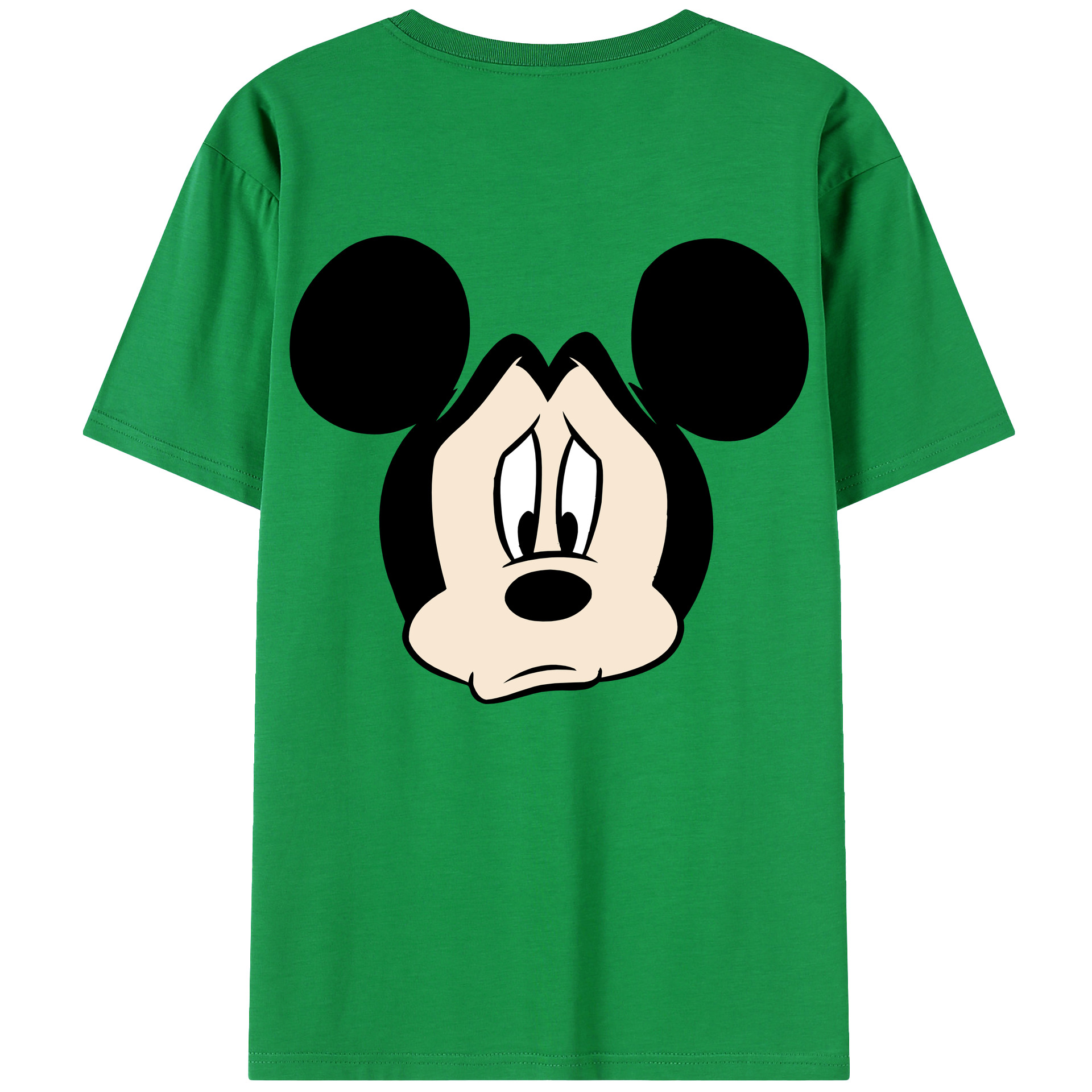 （画像用） ミッキーマウス Mickey Mouse レディース半袖Tシャツ(バックプリント)