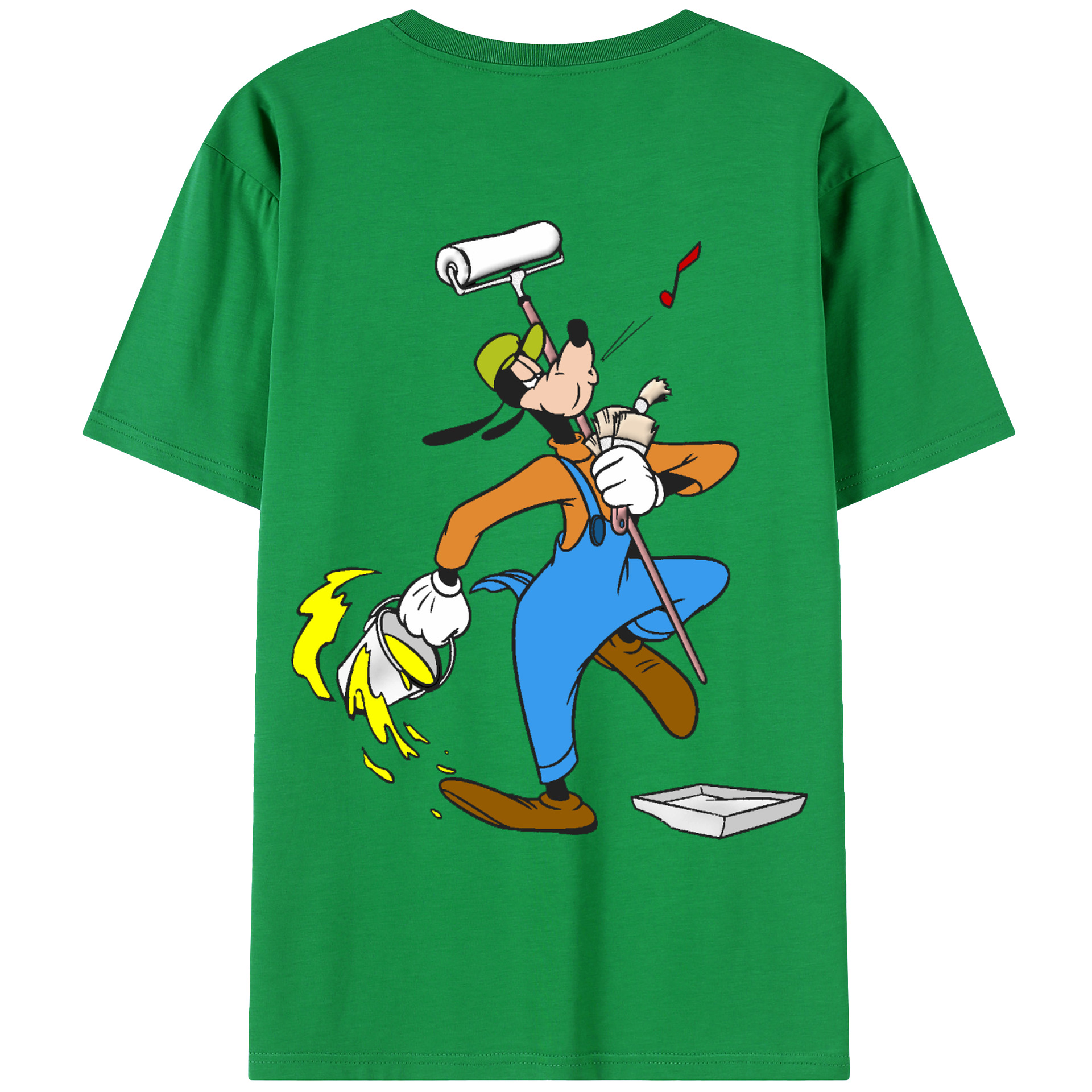 （画像用） ミッキーマウス Mickey Mouse レディース半袖Tシャツ(バックプリント)